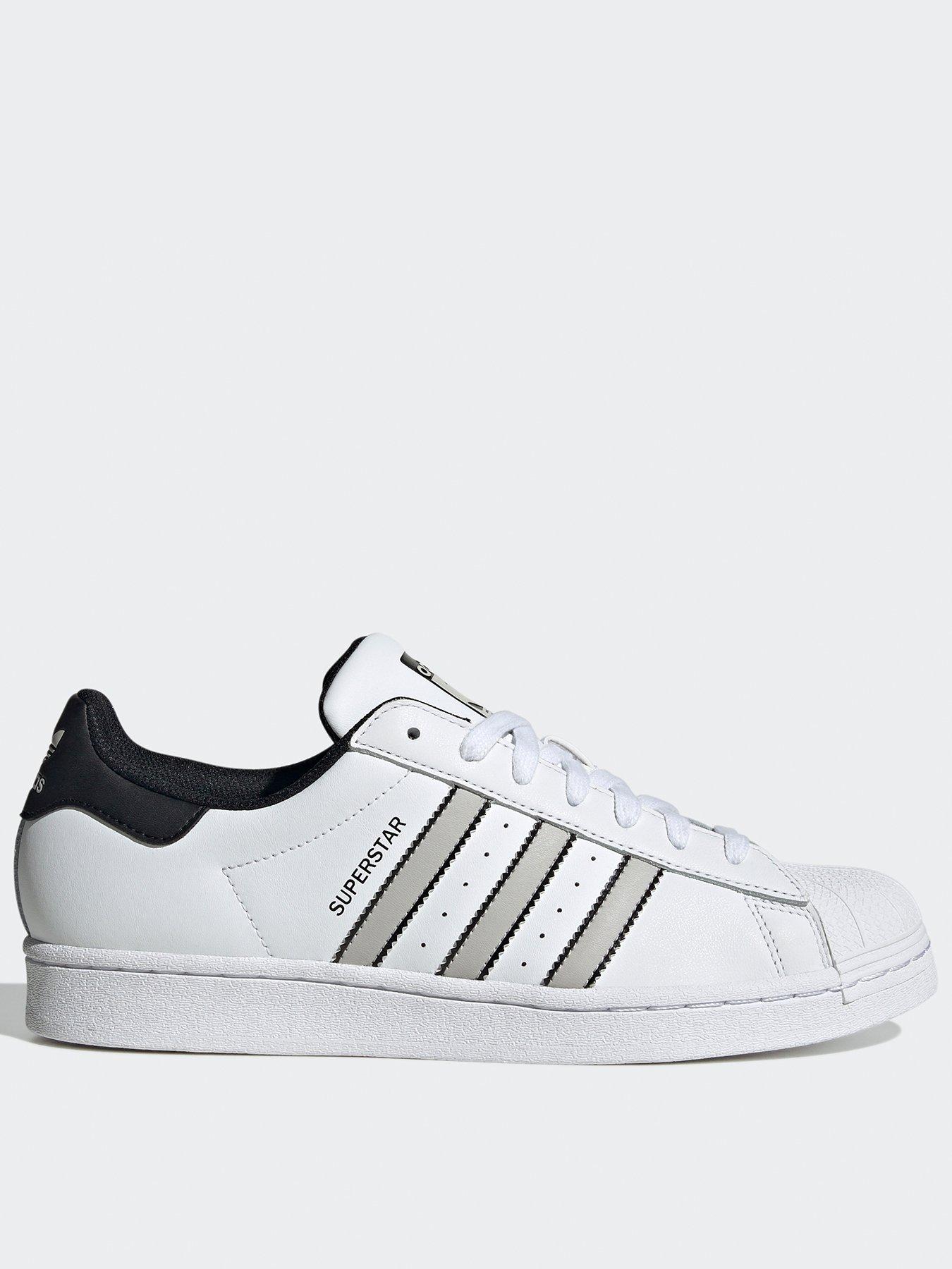 Mens superstar shop shoes white