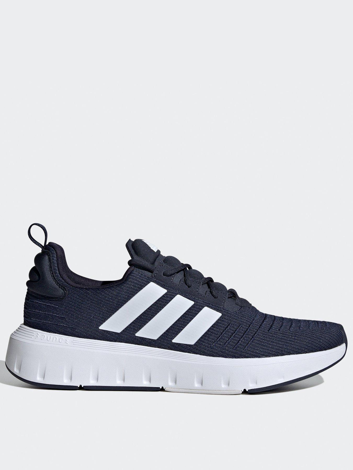 Adidas dark grey swift run trainers best sale