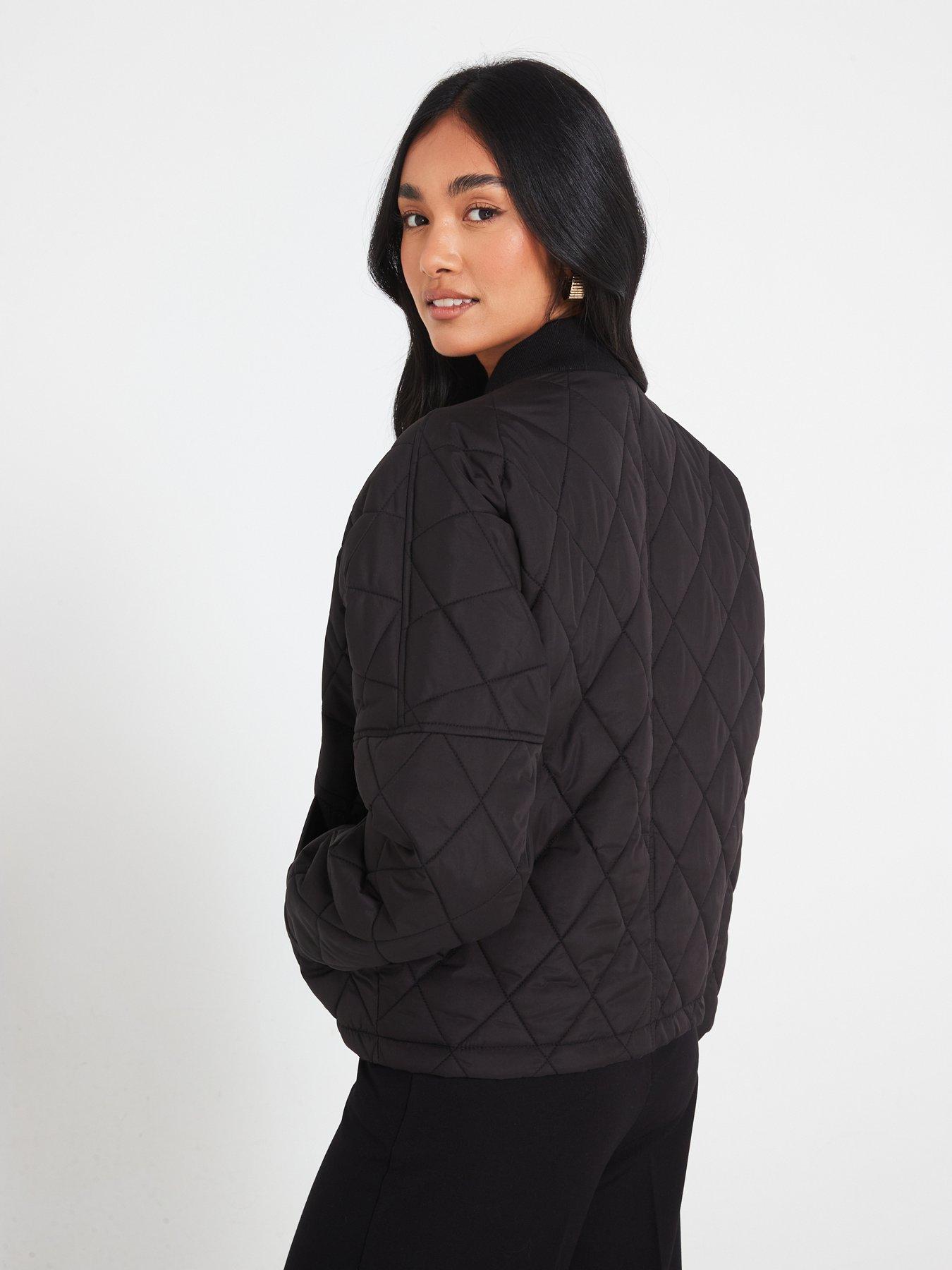 everyday-quilted-bomber-jacket-blackstillFront