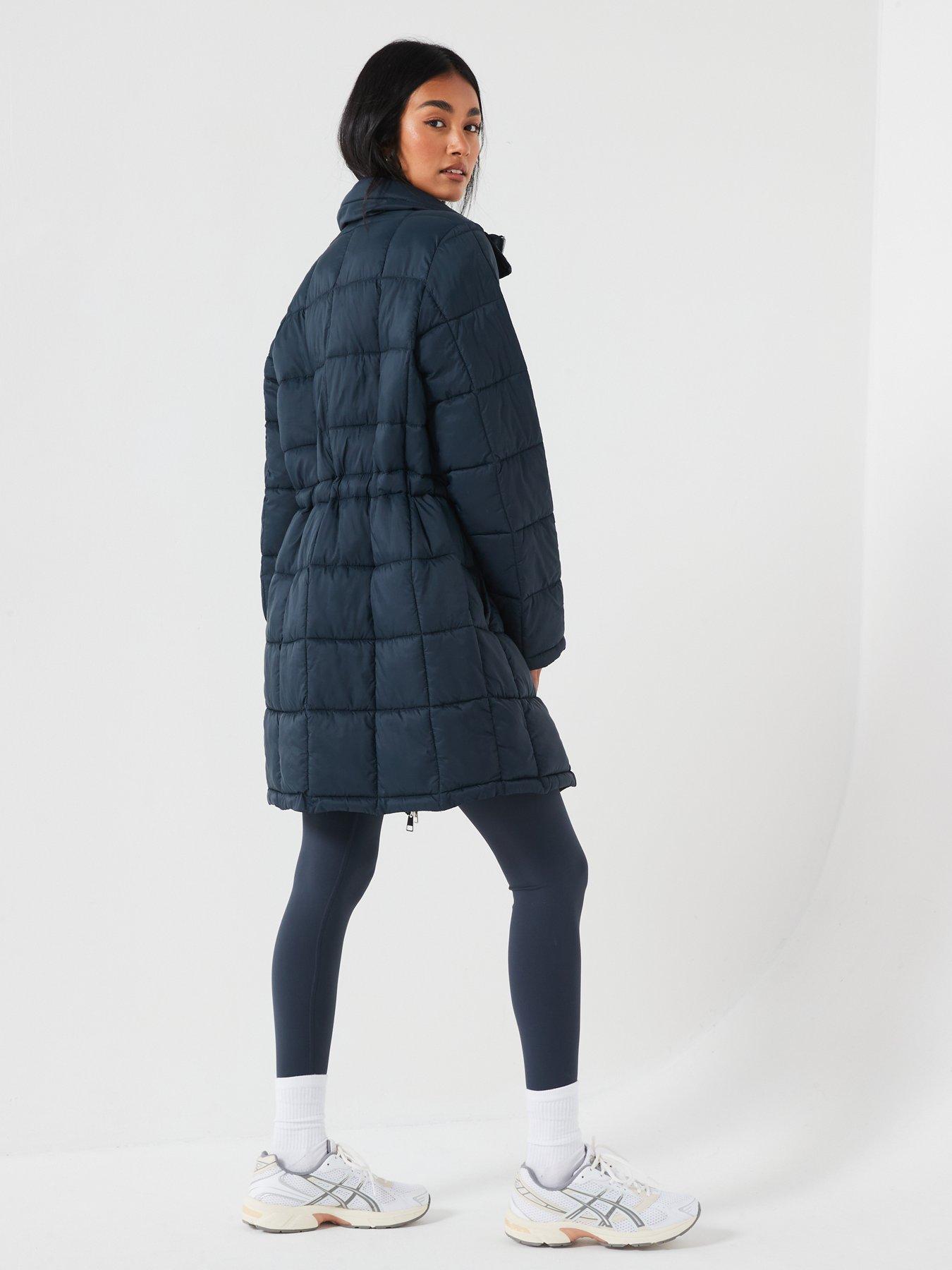 v-by-very-padded-coat-with-waist-detail-navystillFront