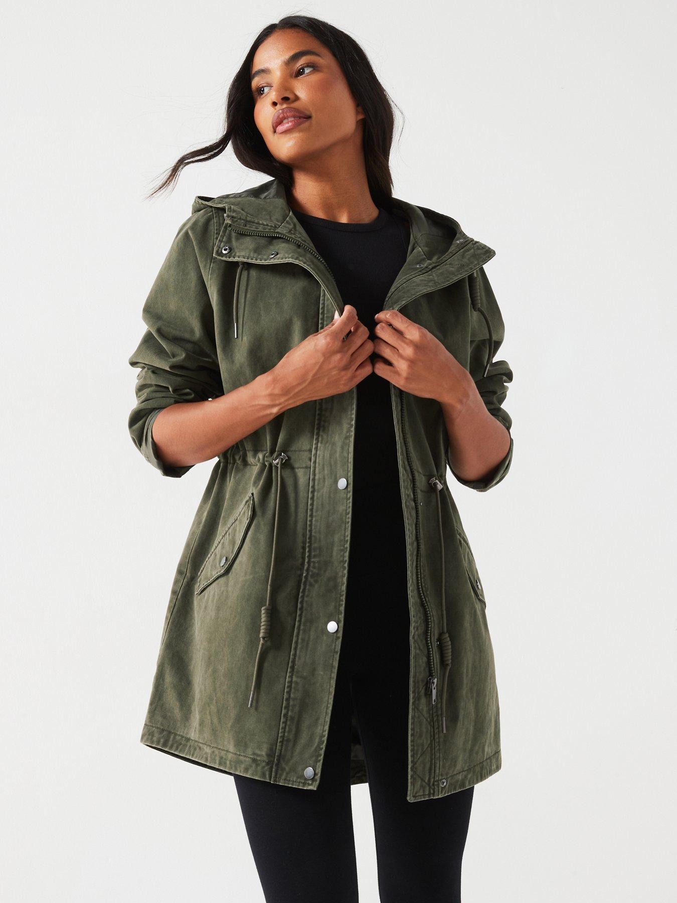 v-by-very-washed-cotton-hooded-coat-khaki