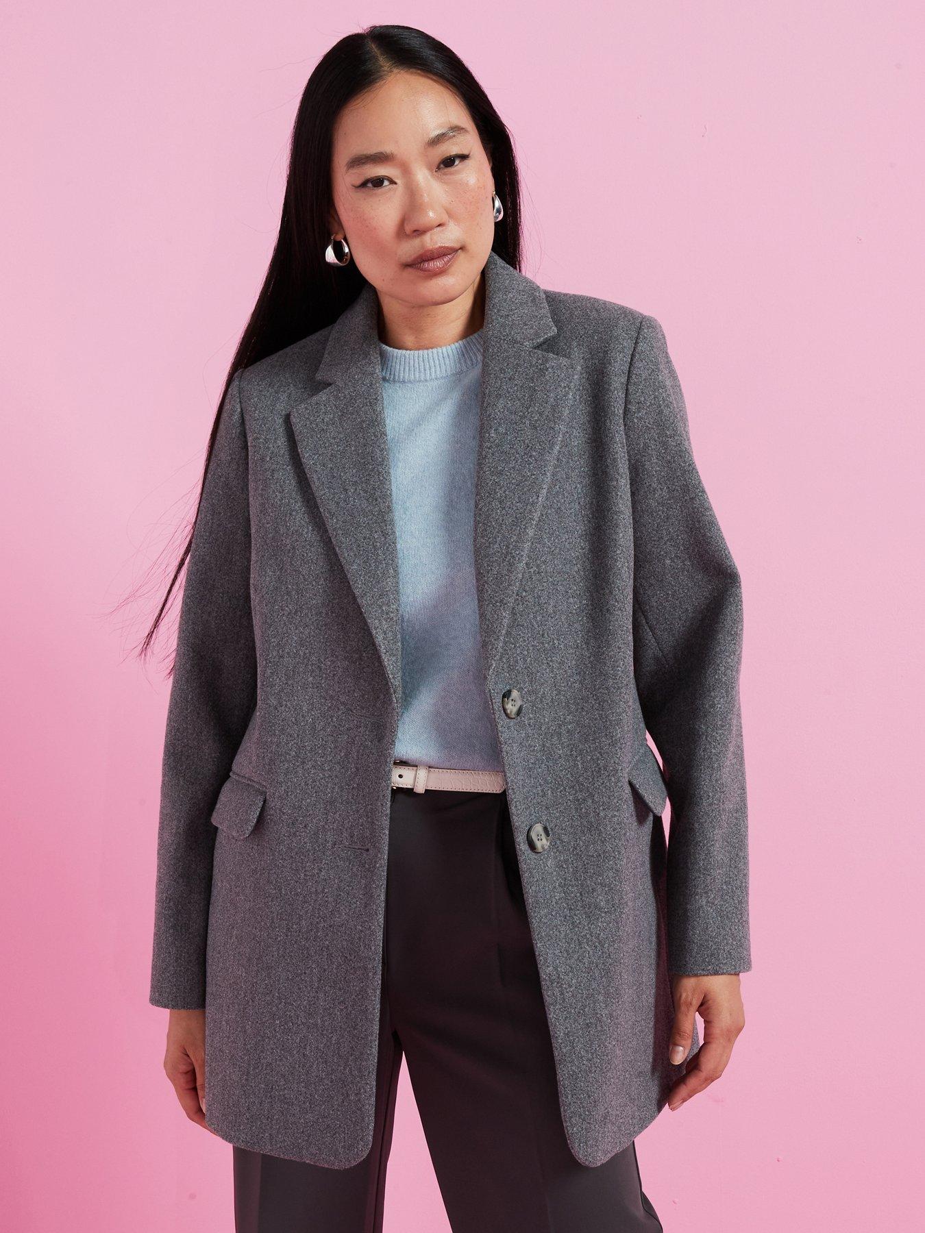 v-by-very-faux-wool-blazer-grey