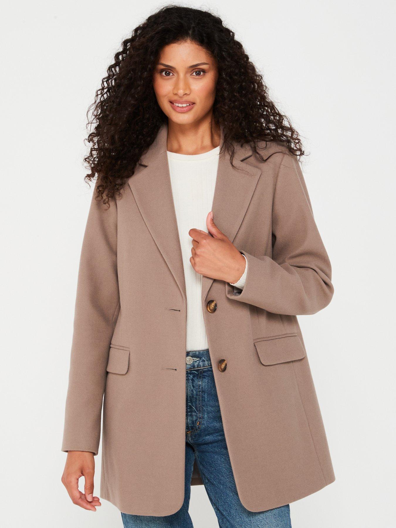 v-by-very-faux-wool-blazer-beige