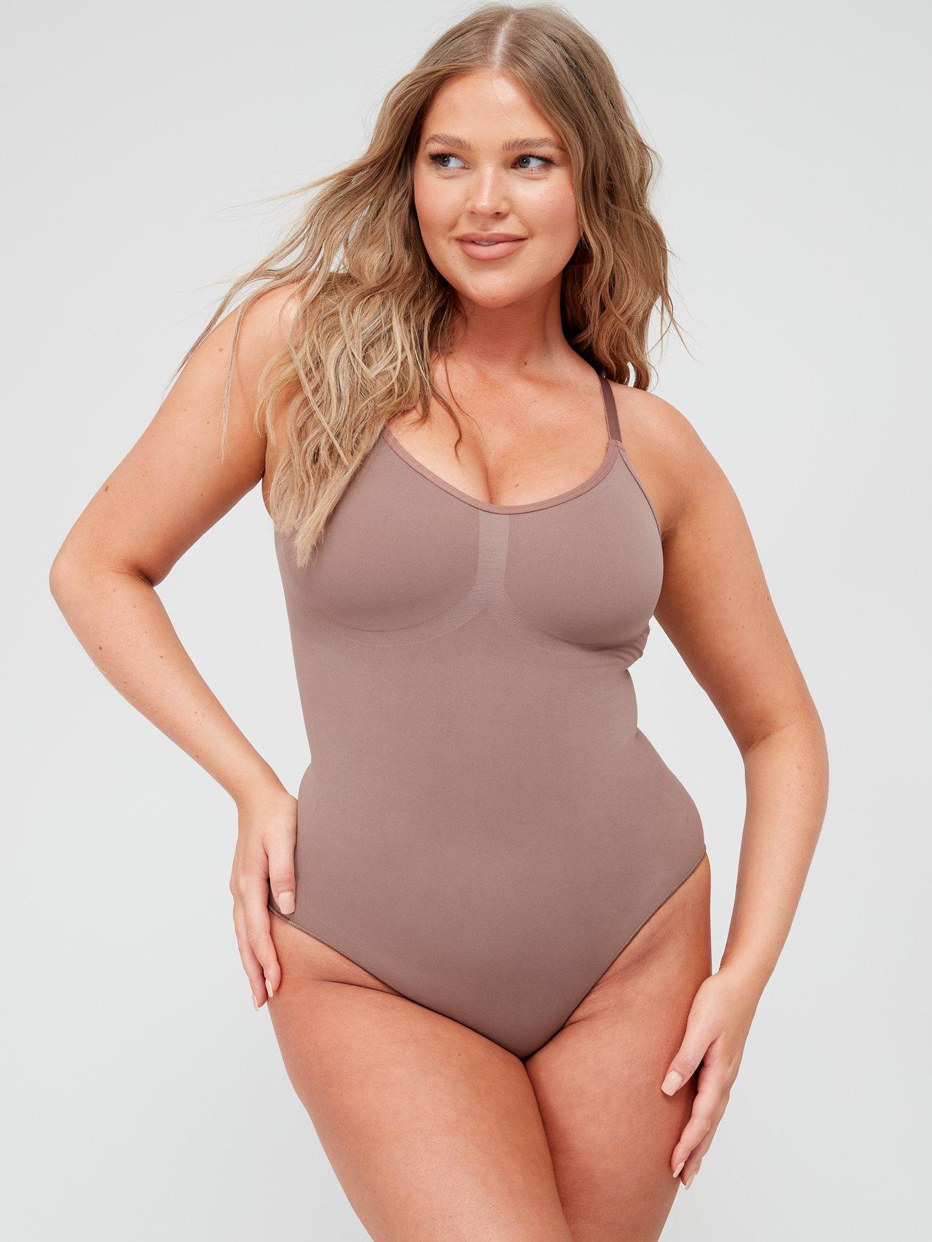 Suit Your Fancy Plunge Low-Back Mid-Thigh Bodysuit by Spanx Online, THE  ICONIC