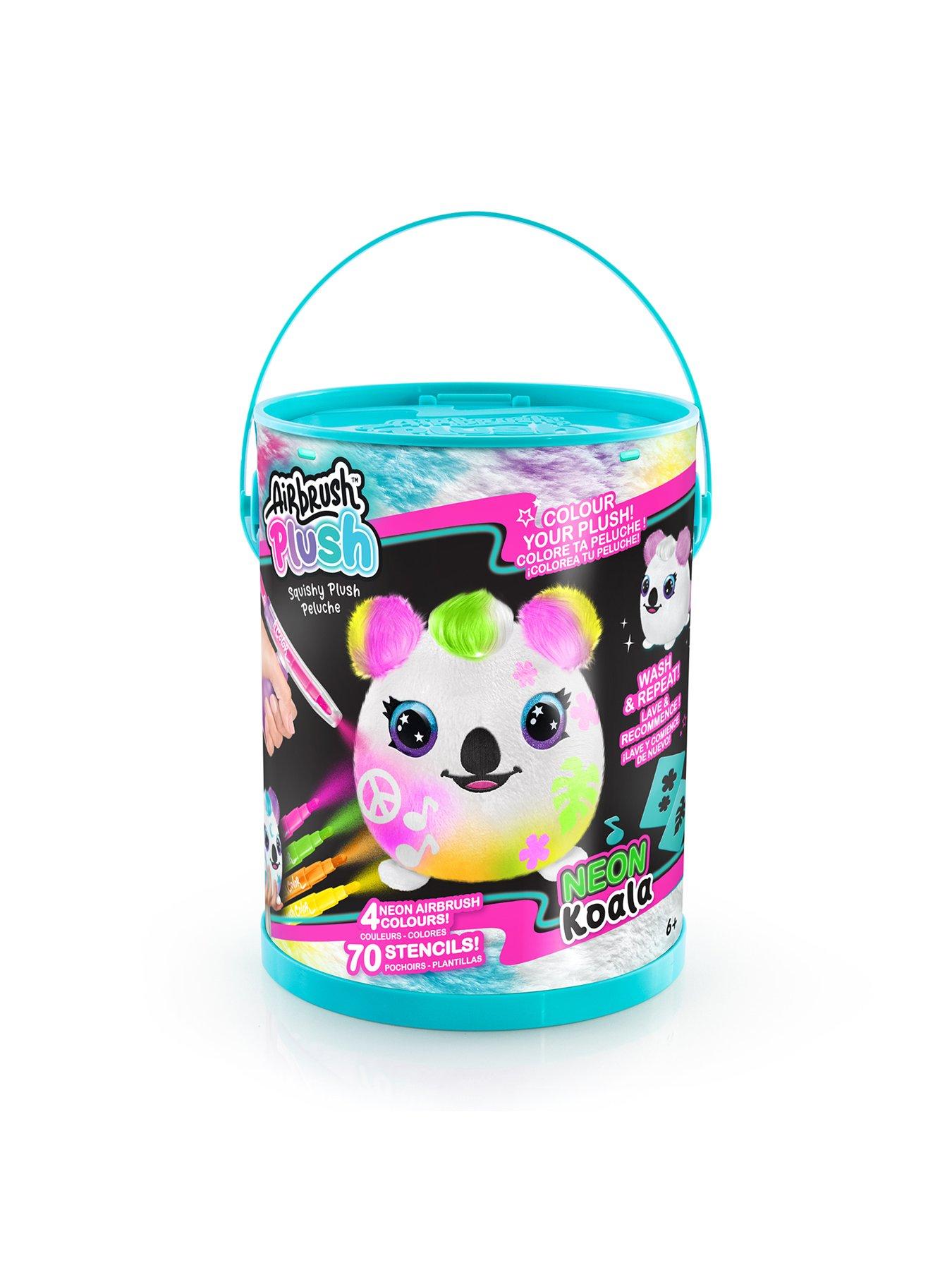 Image 2 of 7 of Airbrush Plush Airbrush Plush Squishy Neon