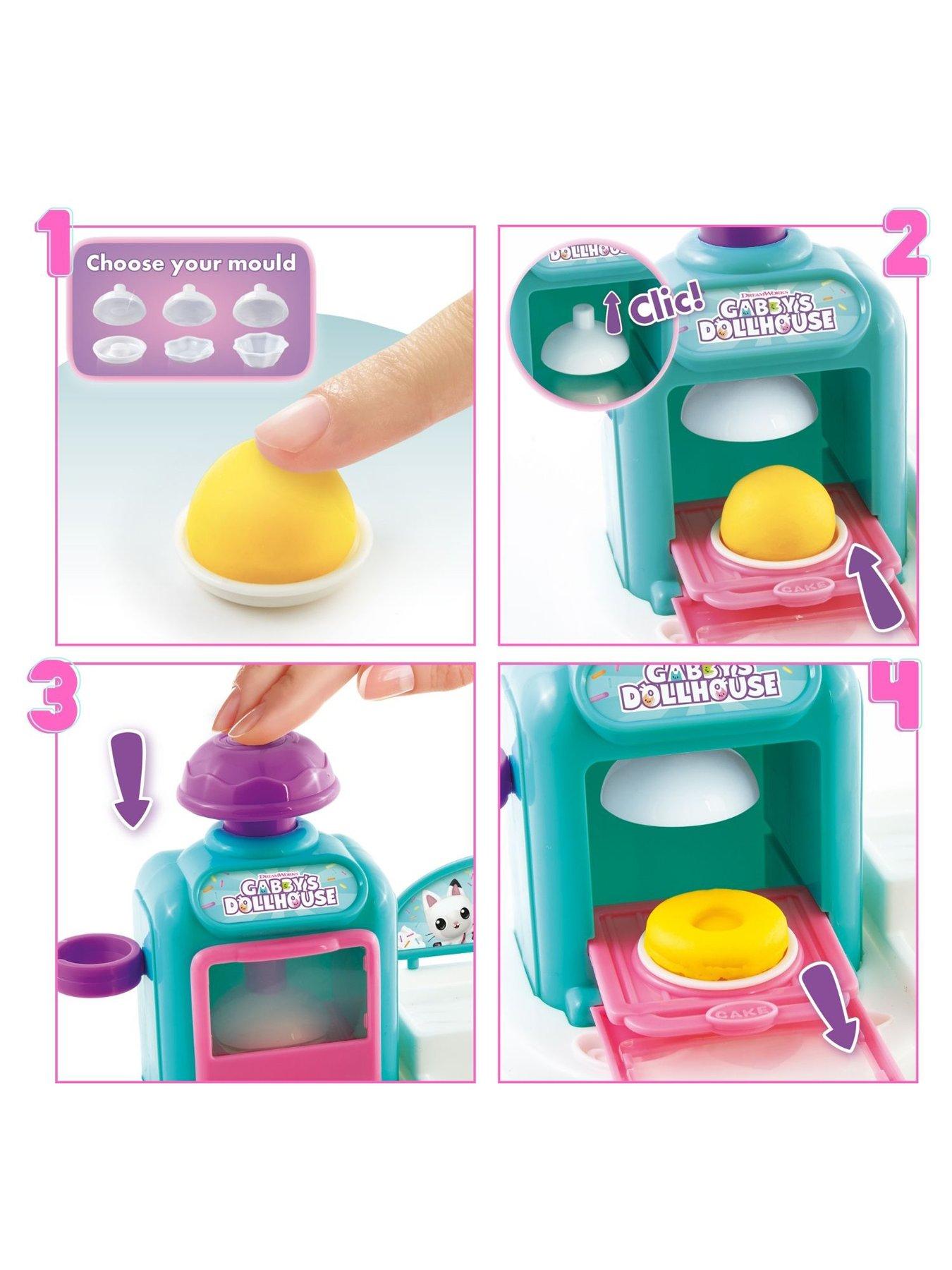 Image 5 of 8 of Gabby's Dollhouse Gabbys Dollhouse Cakey Cats Dough Kitchen