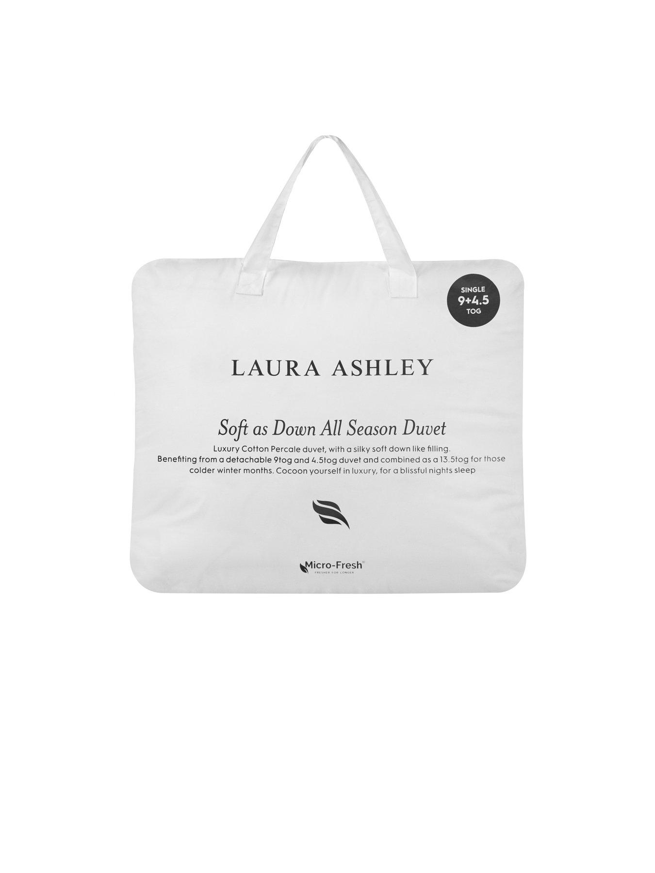 Image 3 of 4 of Laura Ashley Soft as Down All Season 13.5 Tog Duvet - White