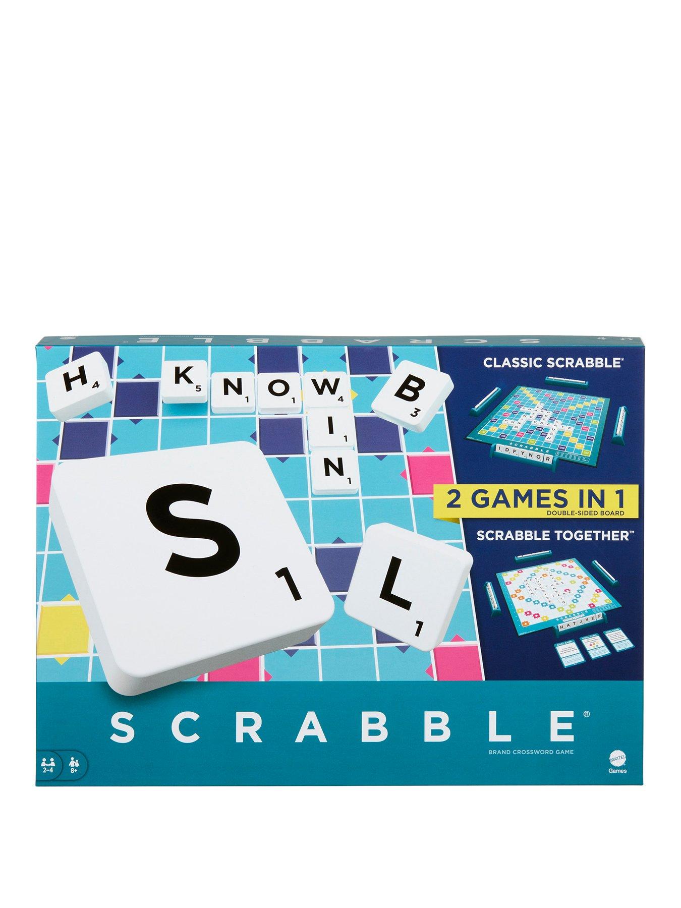 Scrabble Classic Refresh - Double-Sided Word Board Game