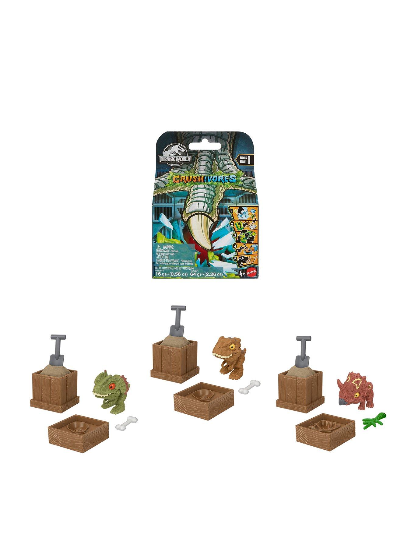 JURASSIC WORLD Crushivores Dinosaur Unboxing Assortment