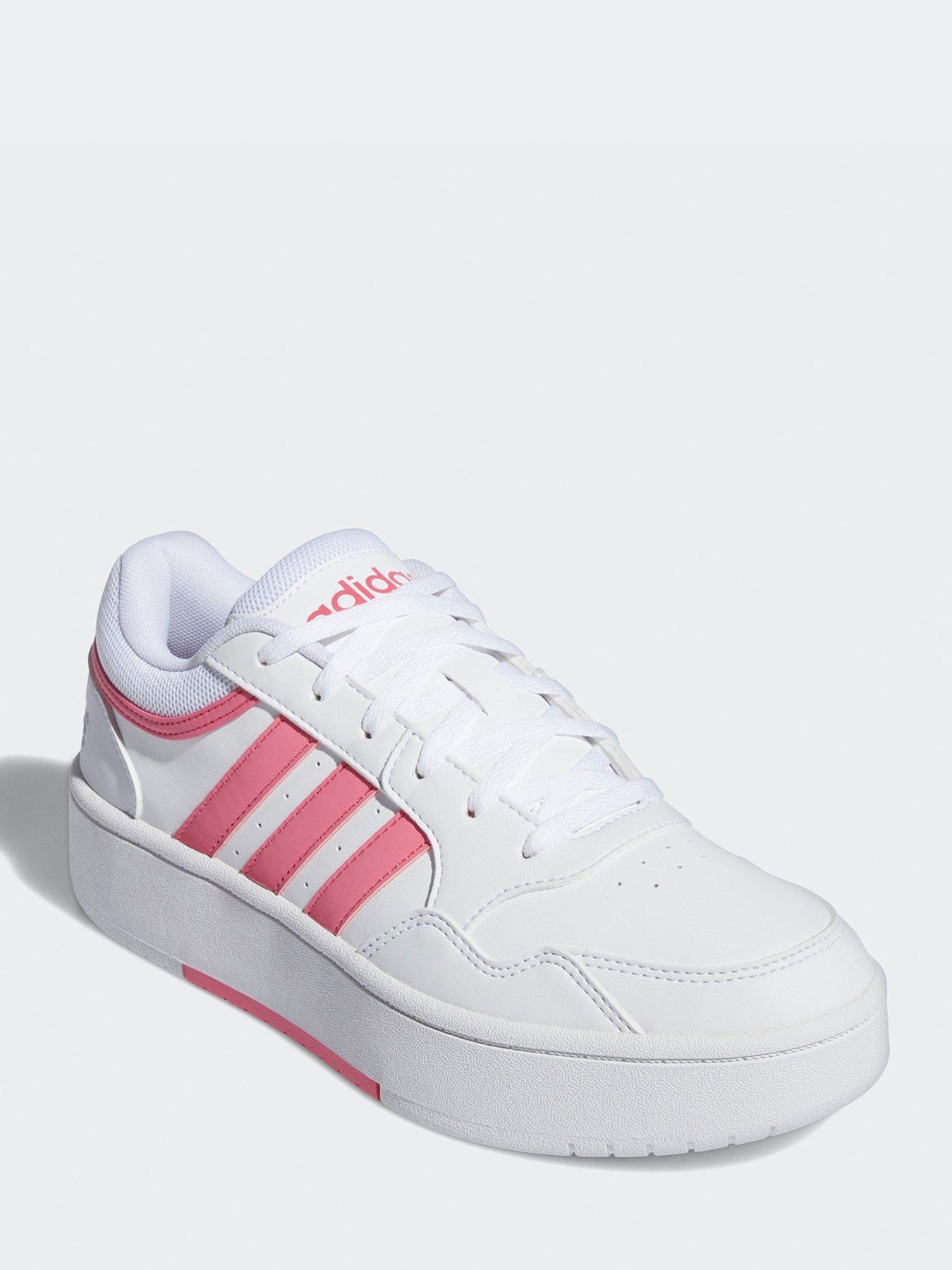 adidas-sportswear-womens-hoops-30-bold-trainers-whitepinkstillFront