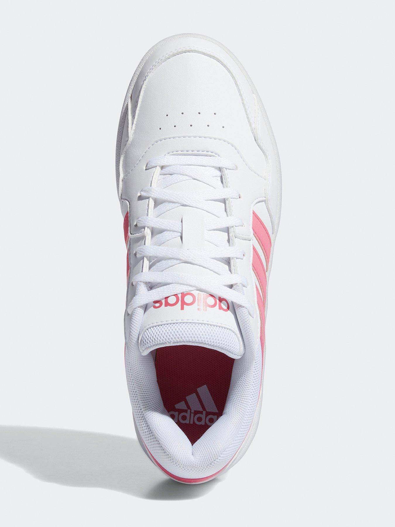 adidas-sportswear-womens-hoops-30-bold-trainers-whitepinkoutfit