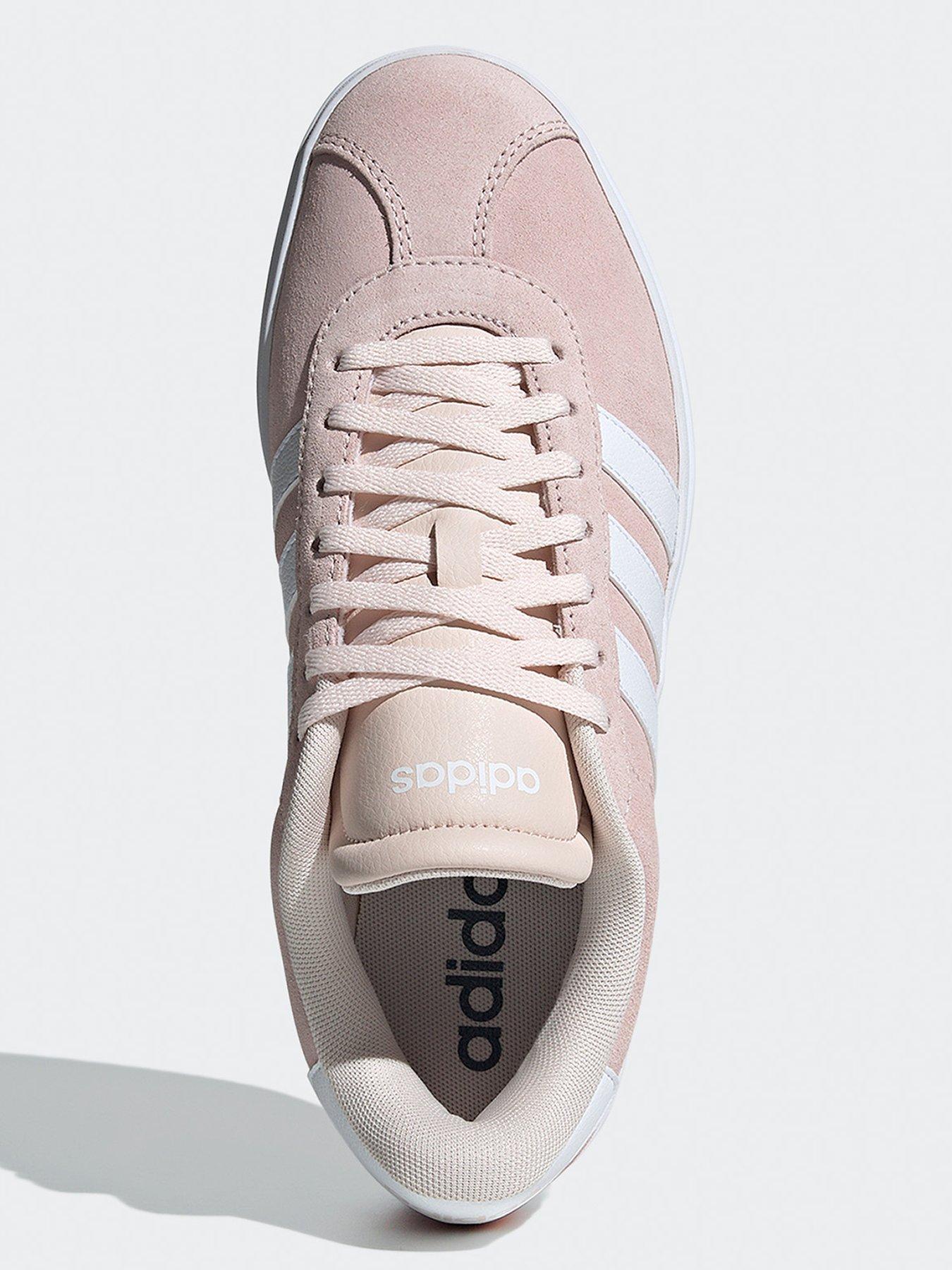 adidas-sportswear-womens-vl-court-bold-trainers-light-pinkoutfit