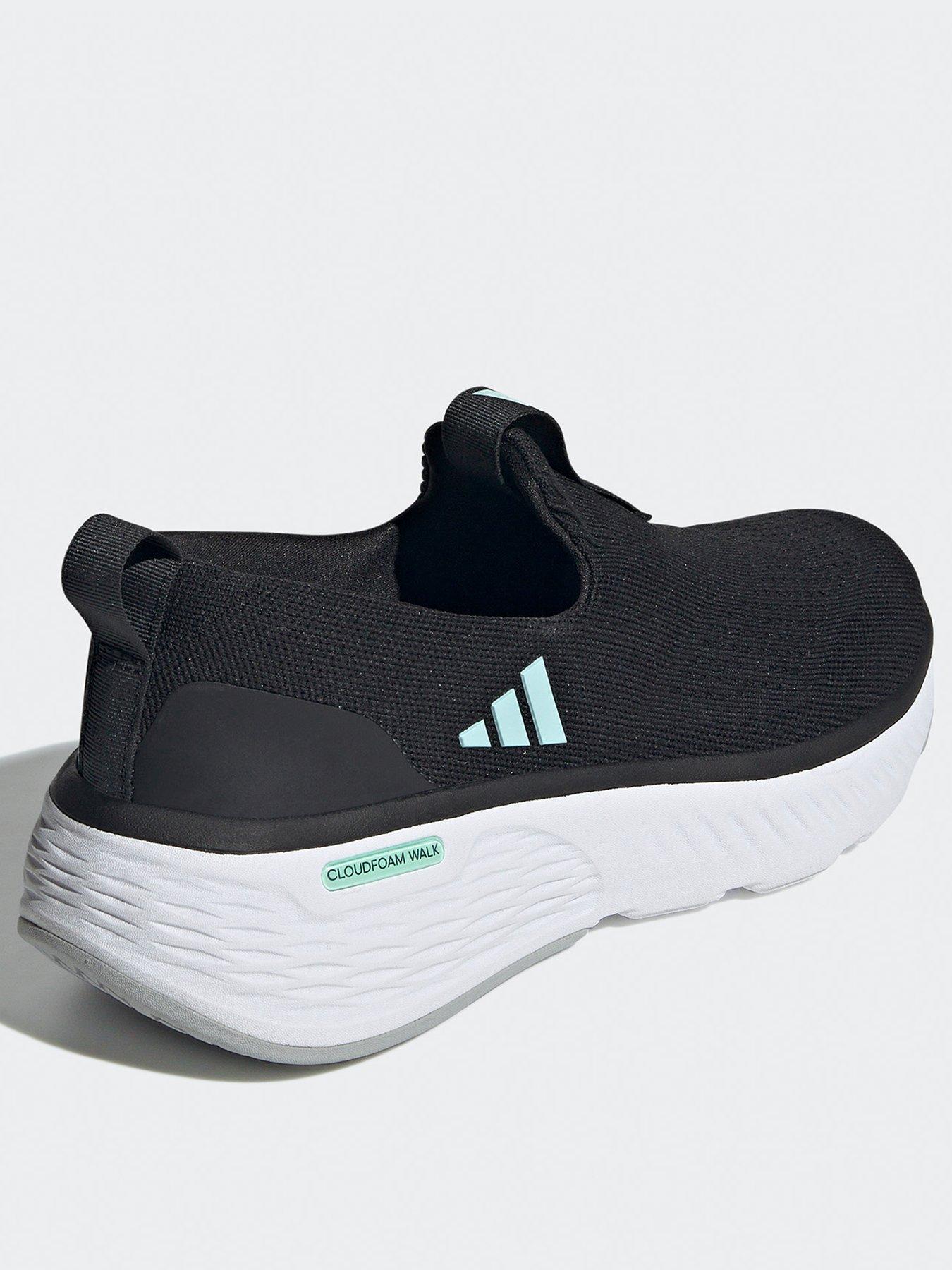 adidas-sportswear-womens-cloudfoam-go-lounger-trainers-blackwhiteback