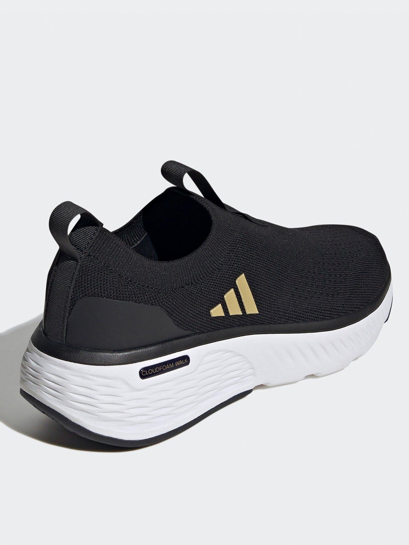 adidas-sportswear-womens-cloudfoam-go-sock-trainers-blackgoldback