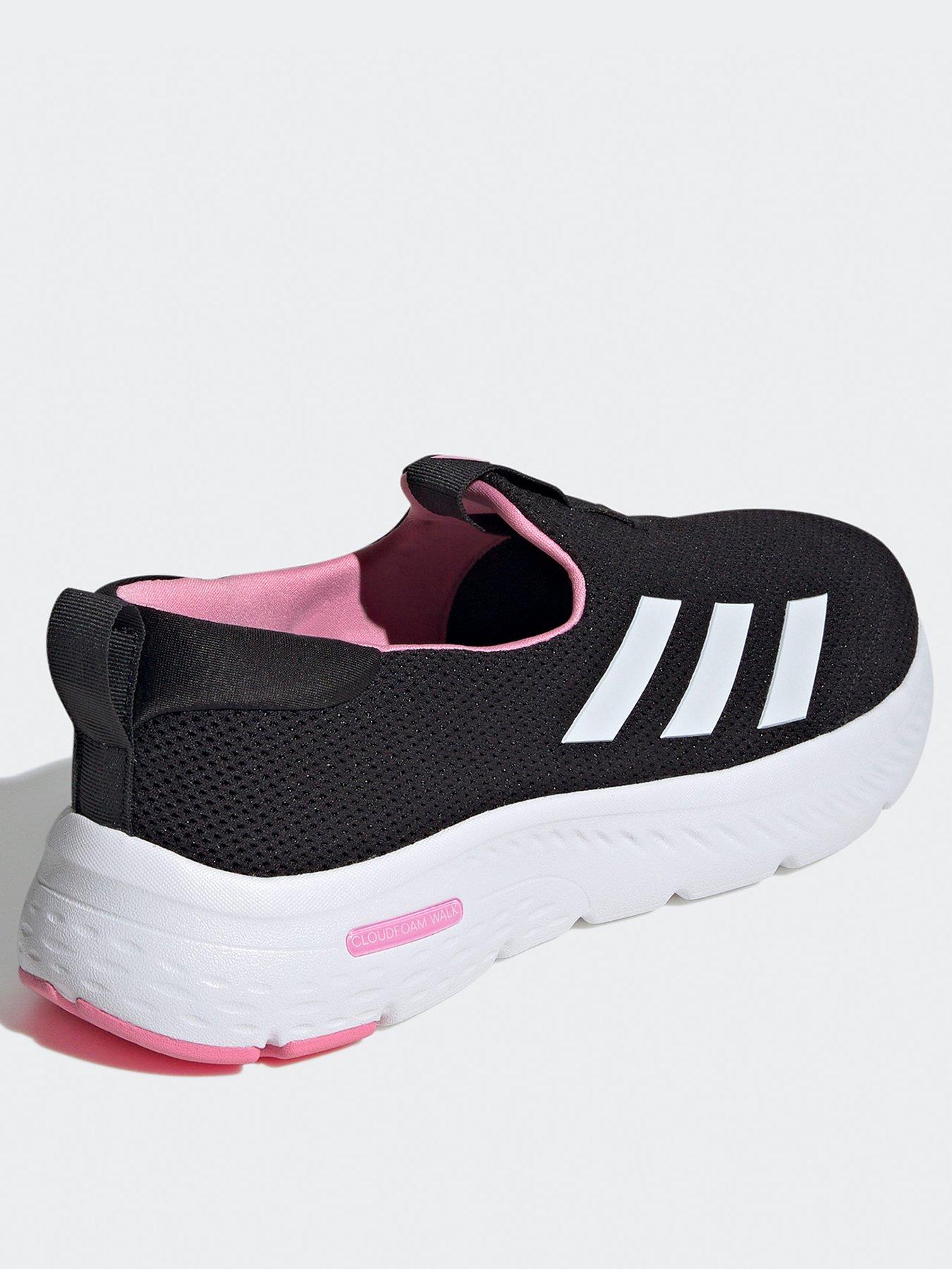 Women s Cloudfoam Move Lounger Trainers Black Pink