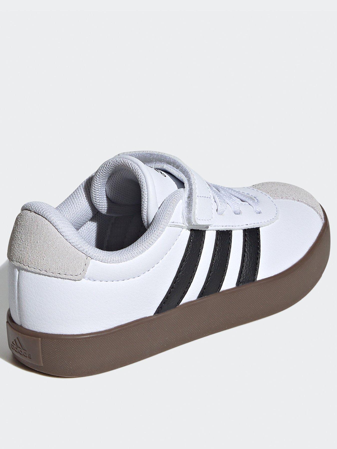Image 3 of 7 of adidas Sportswear Kids Unisex Vl Court 30 Velcro Trainers - White/Black