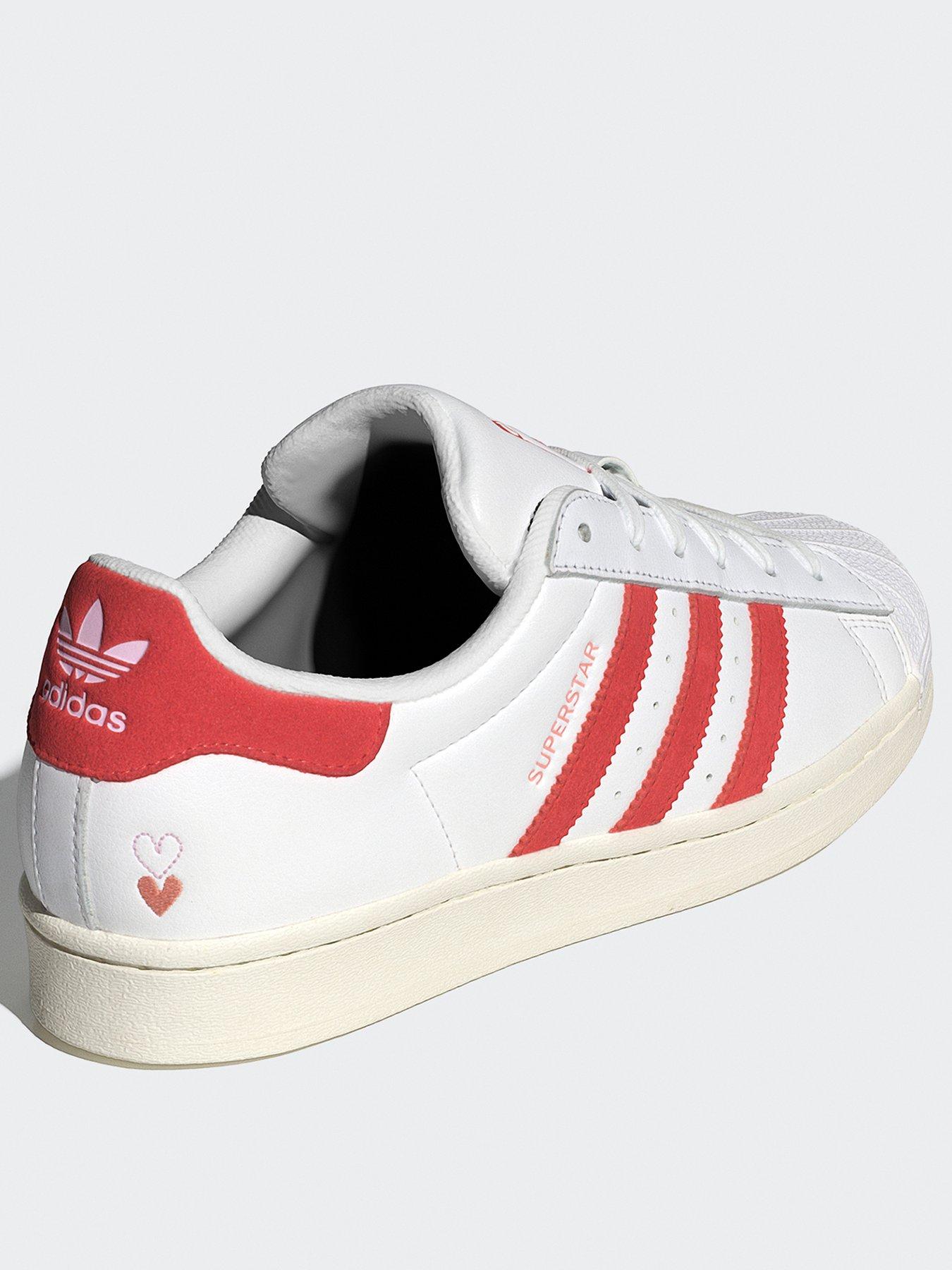 Red and white trainers womens online