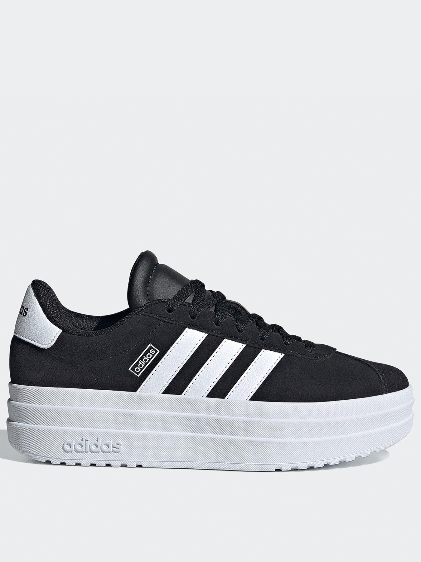 Girls black adidas trainers on sale