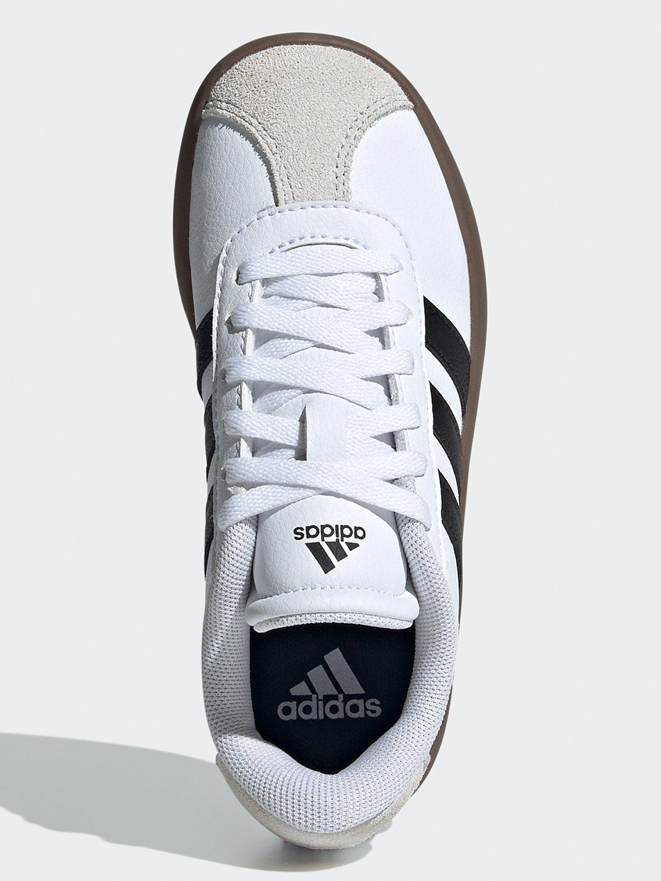 adidas-sportswear-kids-unisex-vl-court-30-trainers-whiteblackoutfit