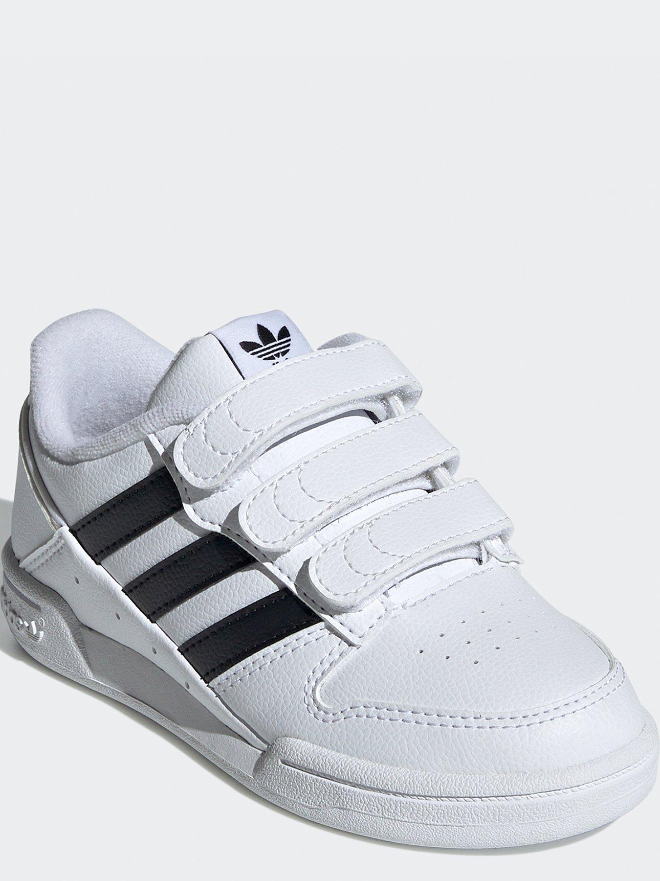 adidas-originals-kids-unisex-team-court-2-trainers-whiteblackstillFront