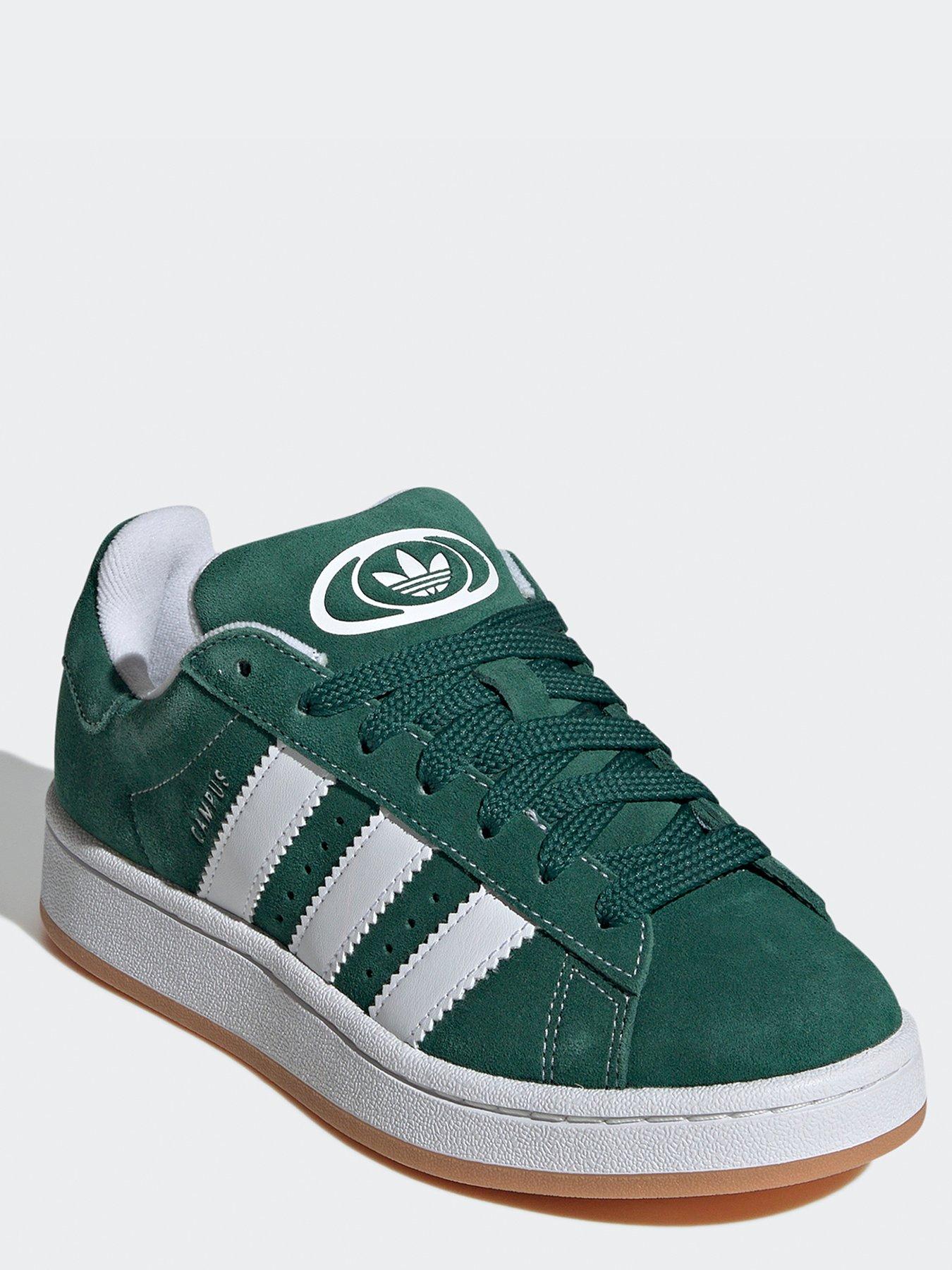 adidas-originals-junior-unisex-campus-00s-trainers-dark-greenstillFront