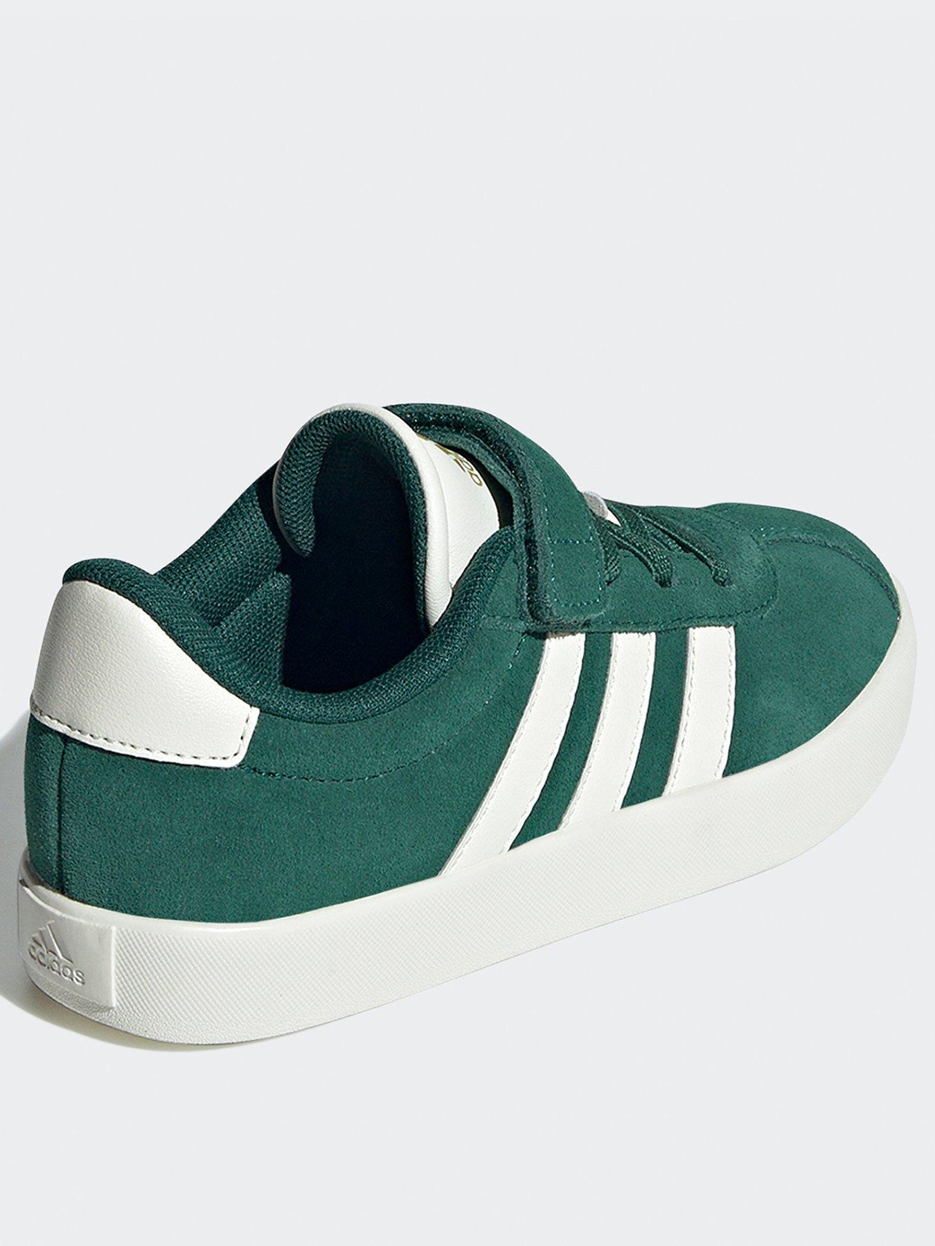 adidas-sportswear-kids-unisex-vl-court-30-velcro-trainers-dark-greenback