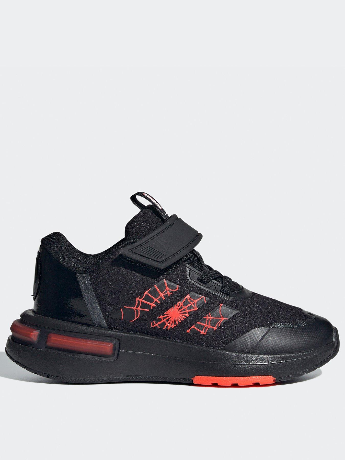 adidas-sportswear-kids-unisex-racer-tr23-marvel-spidey-trainers-blackredfront