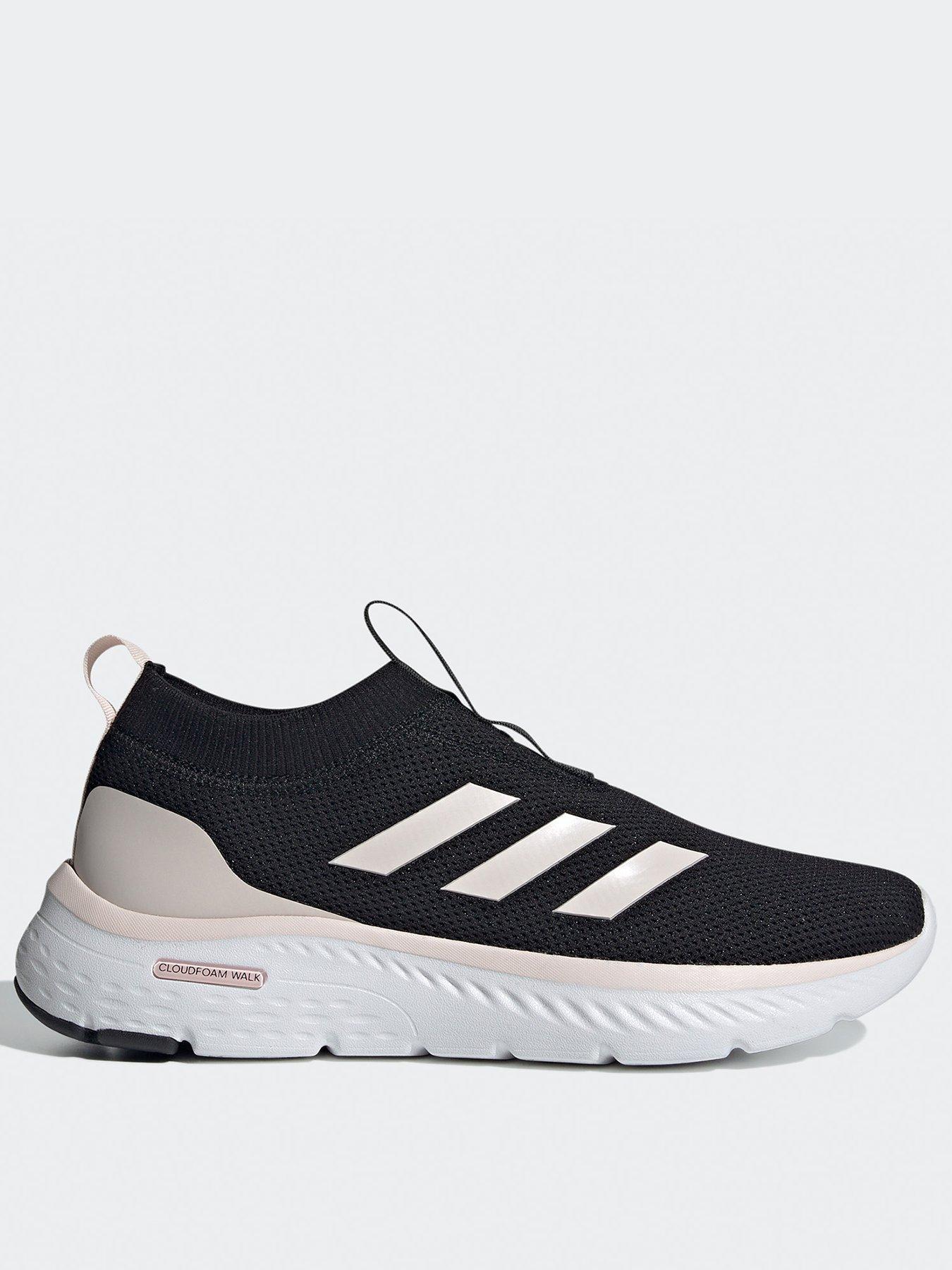 Black cloudfoam trainers online