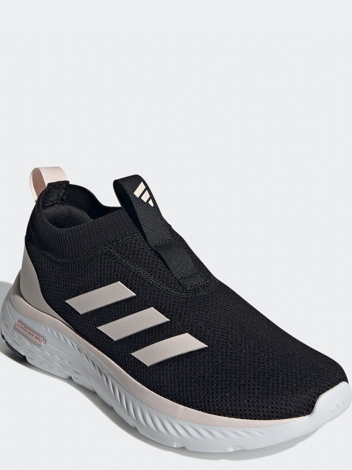 adidas-sportswear-womens-cloudfoam-move-sock-trainers-blackpinkstillFront