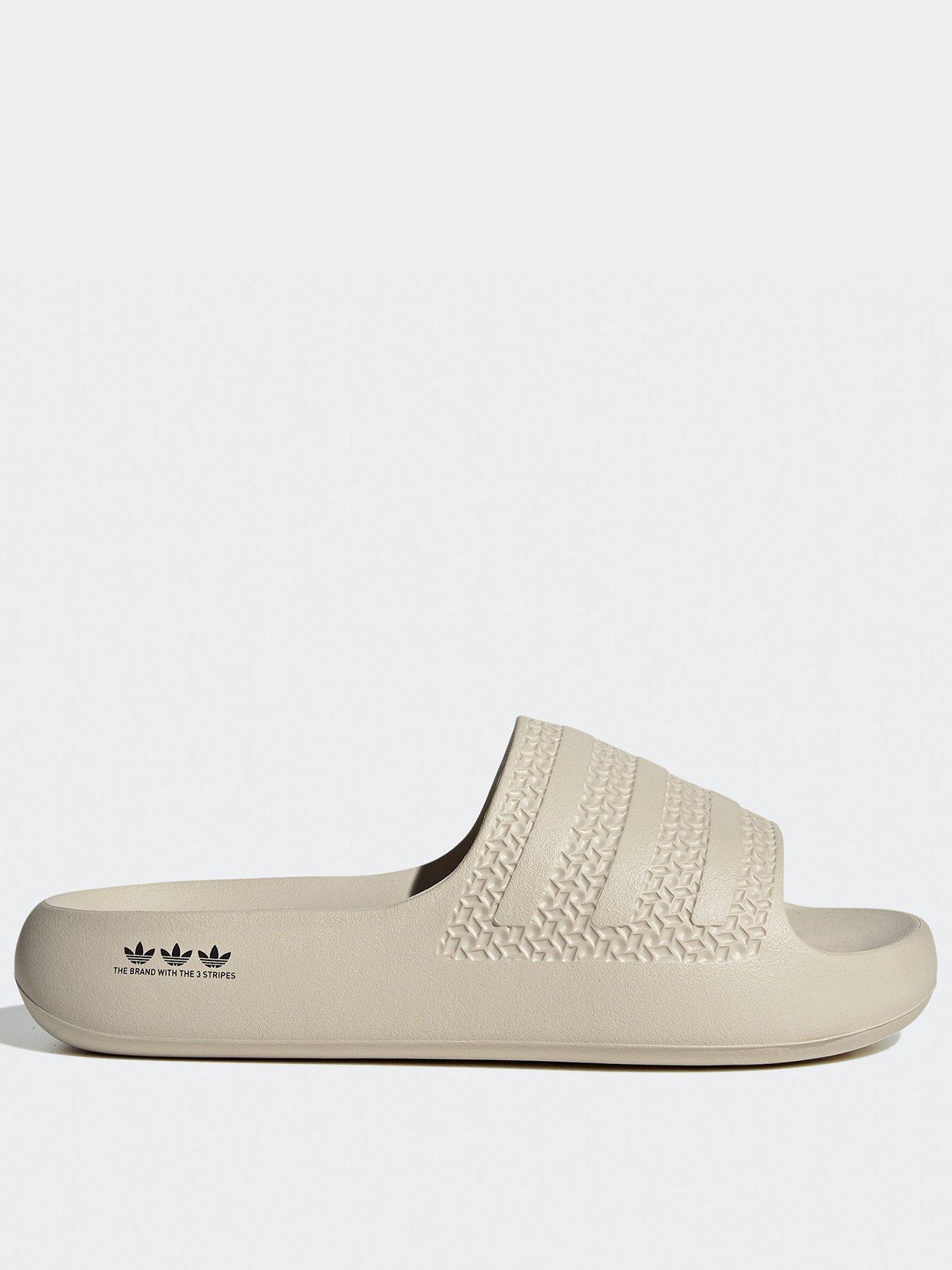 adidas Originals Women's Ayoon Sliders - Beige