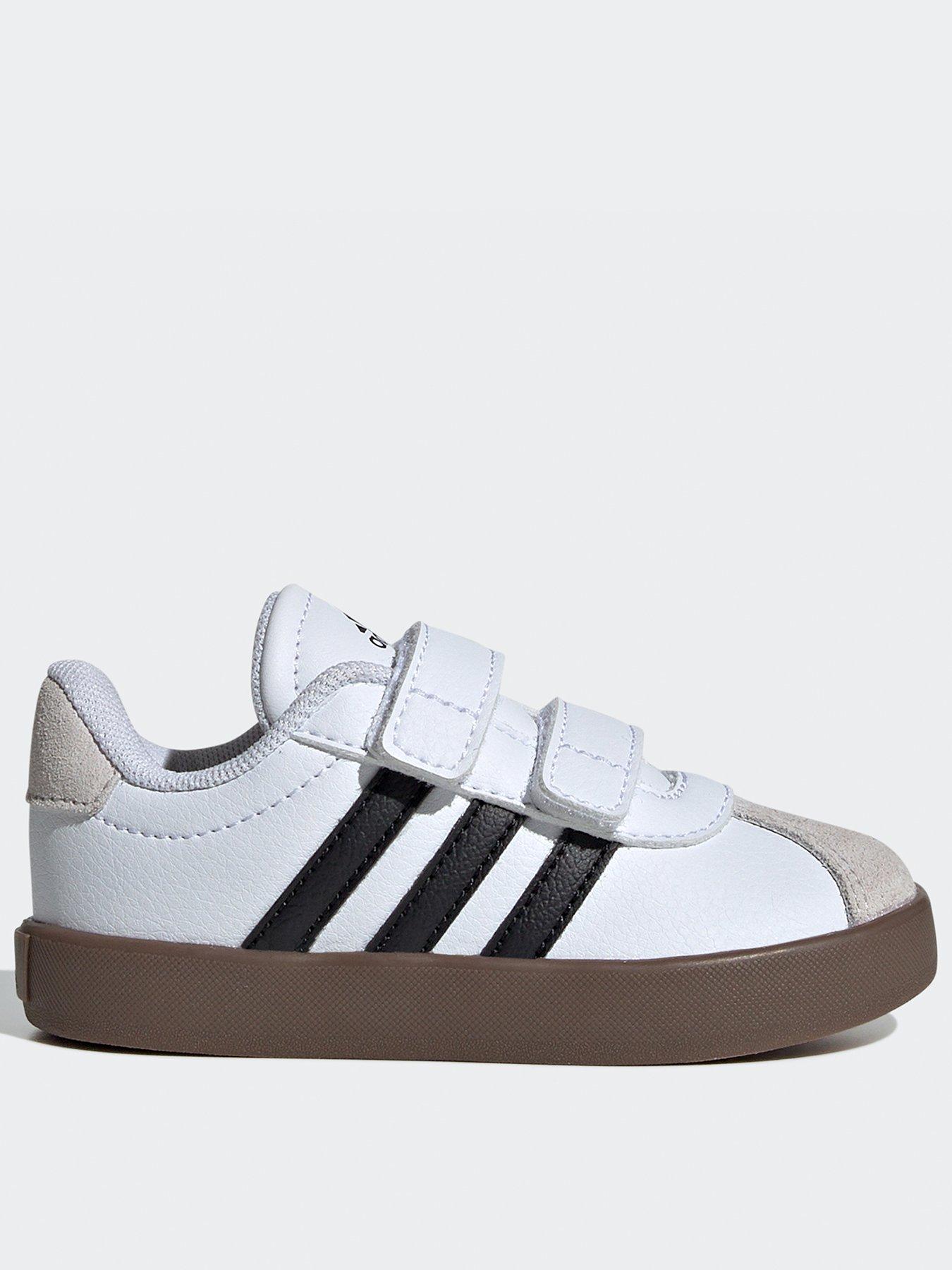 Image of adidas Sportswear Infant Unisex VL Court 3.0 Trainers - White/Black