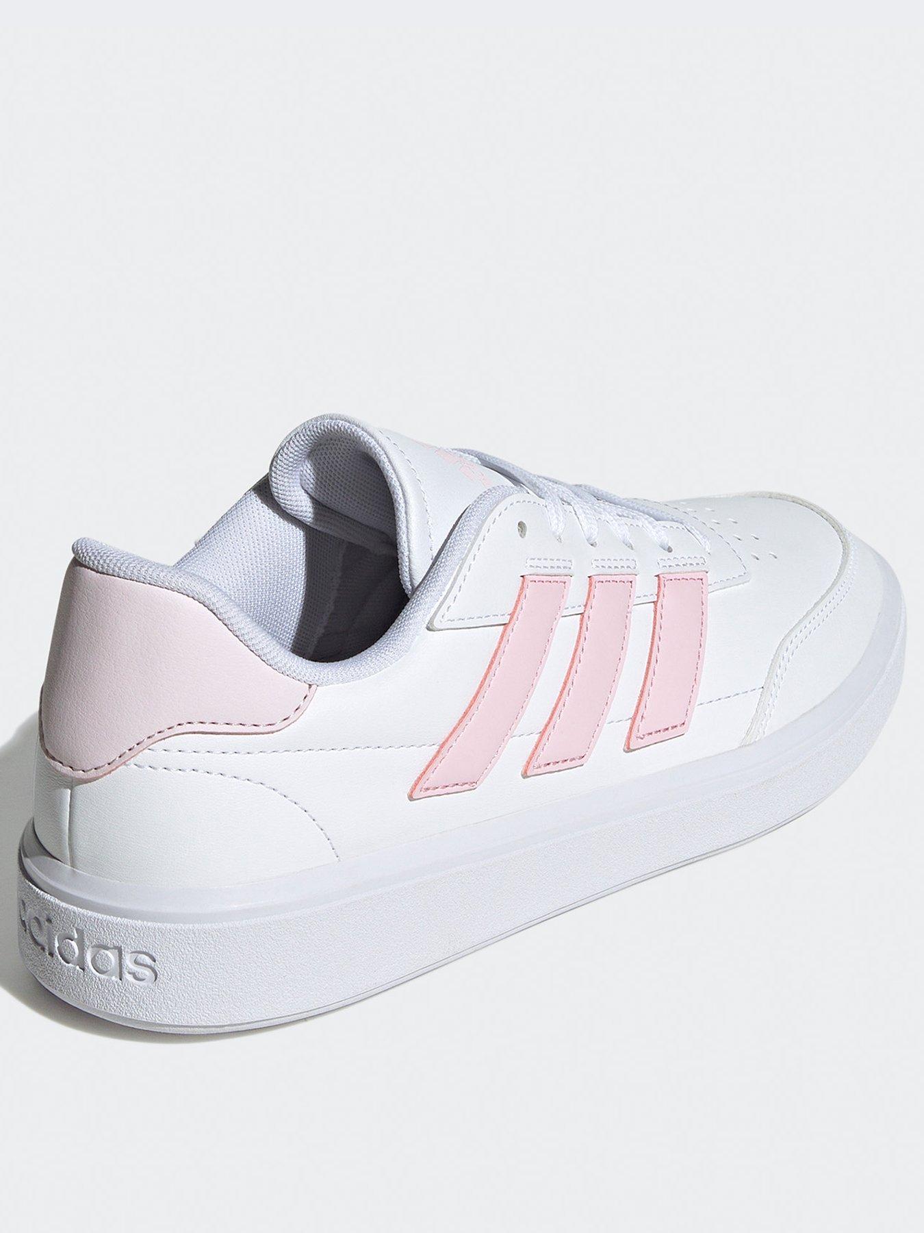 adidas-sportswear-womens-courtblock-trainers-whitepinkback