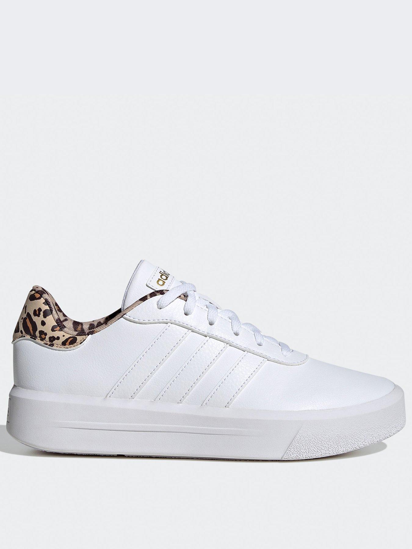adidas Sportswear Womens Court Platform Animal Trainers Off White Very Ireland