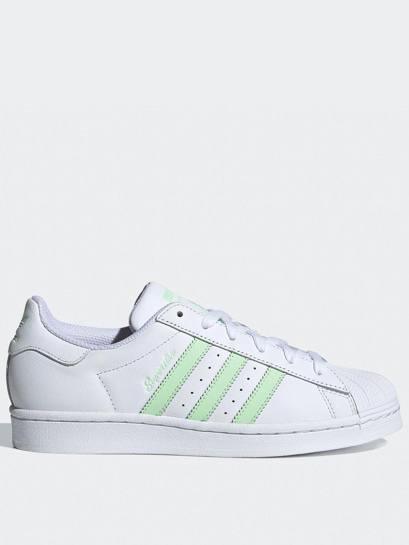 Women s Superstar Trainers White Green