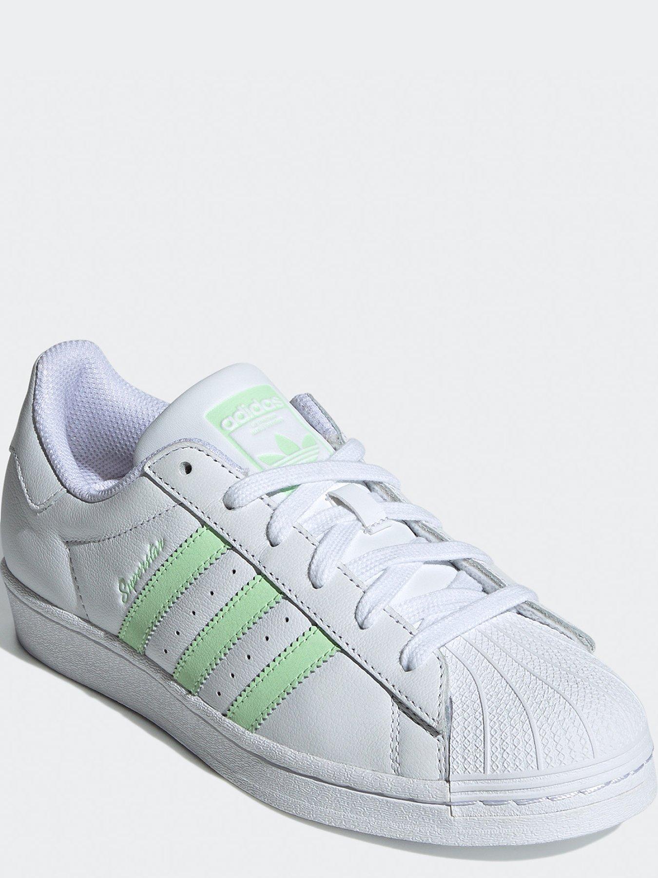 Womens superstar green top