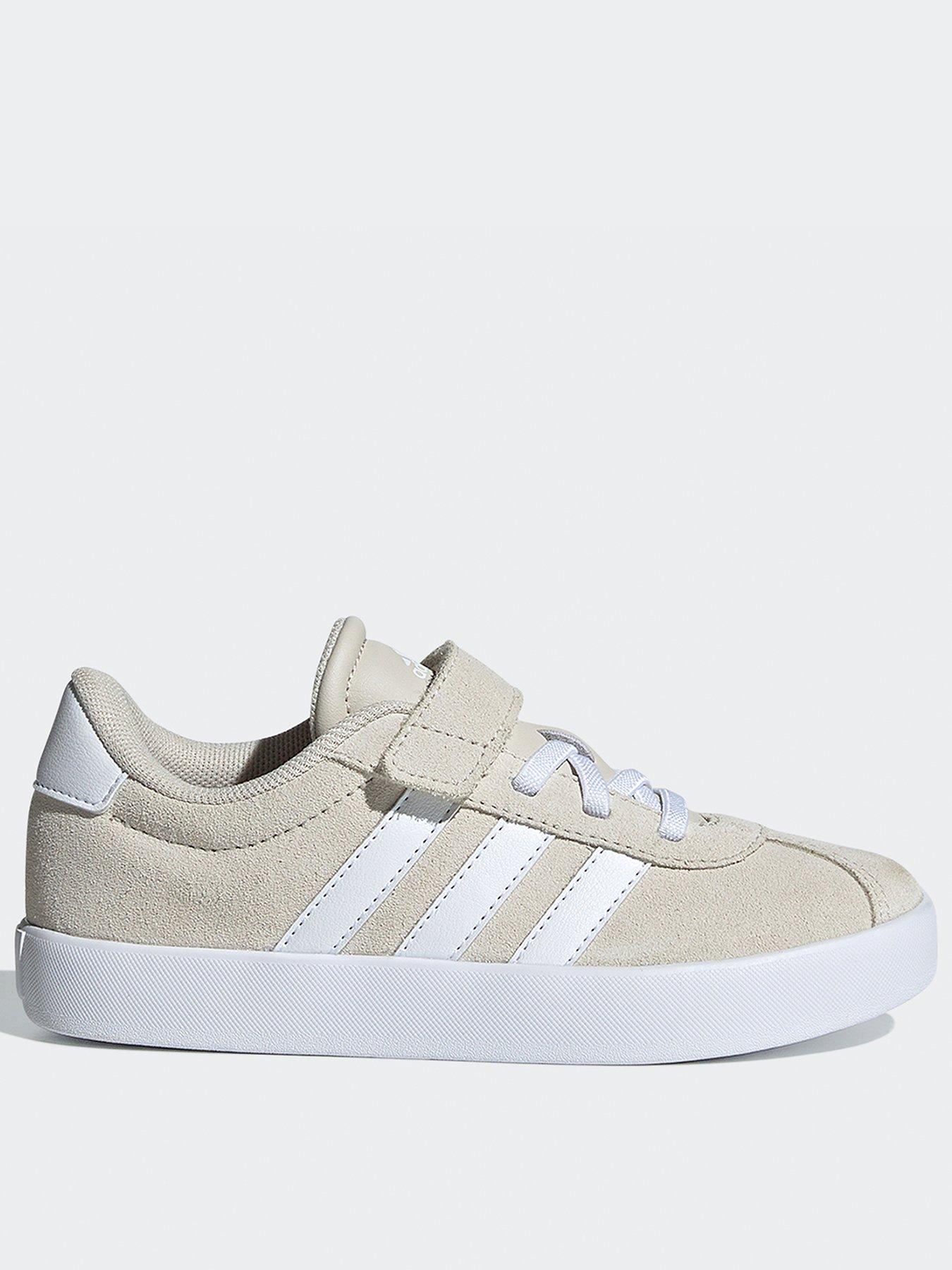 adidas-sportswear-kids-unisex-vl-court-30-velcro-trainers-light-greyfront