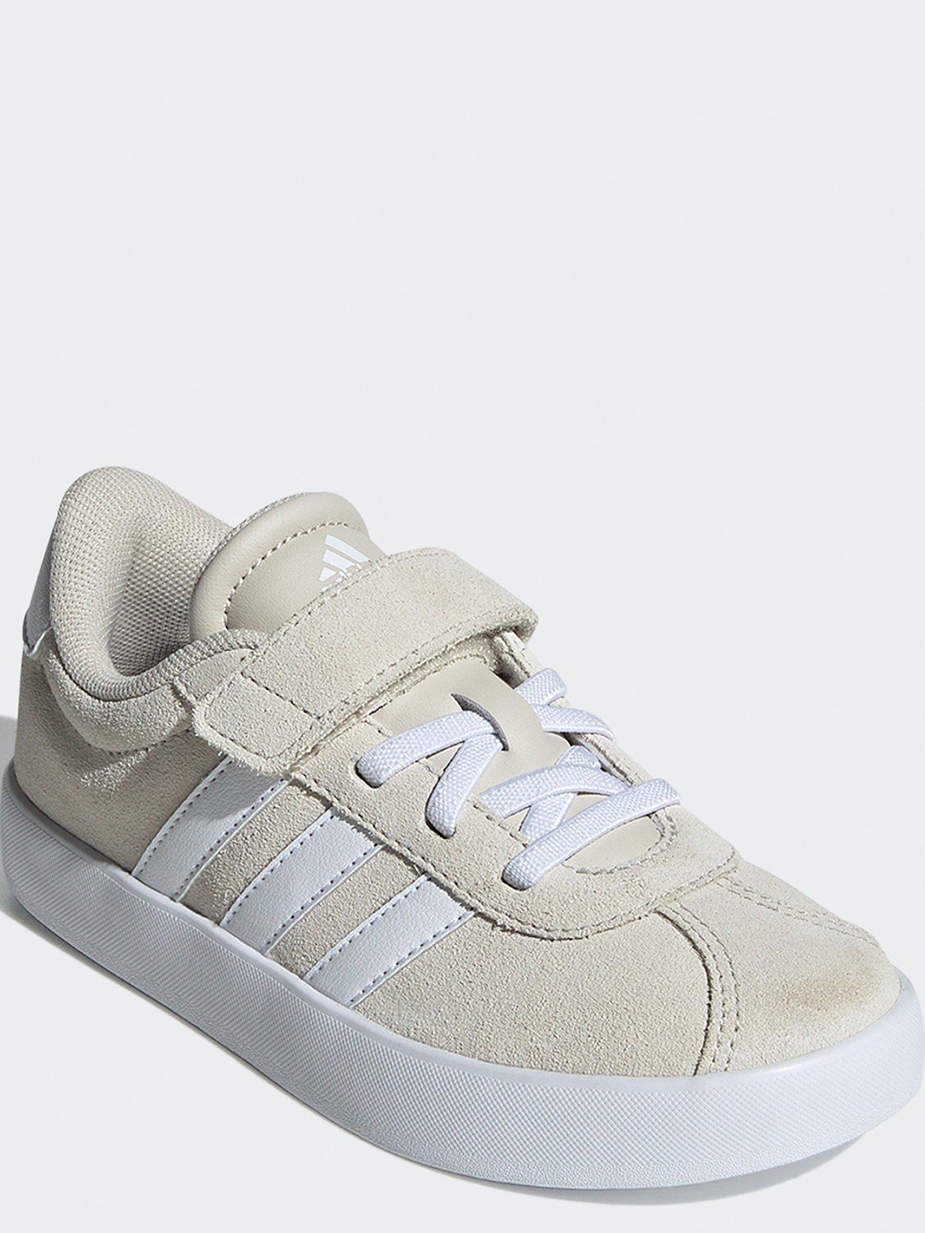 adidas-sportswear-kids-unisex-vl-court-30-velcro-trainers-light-greystillFront