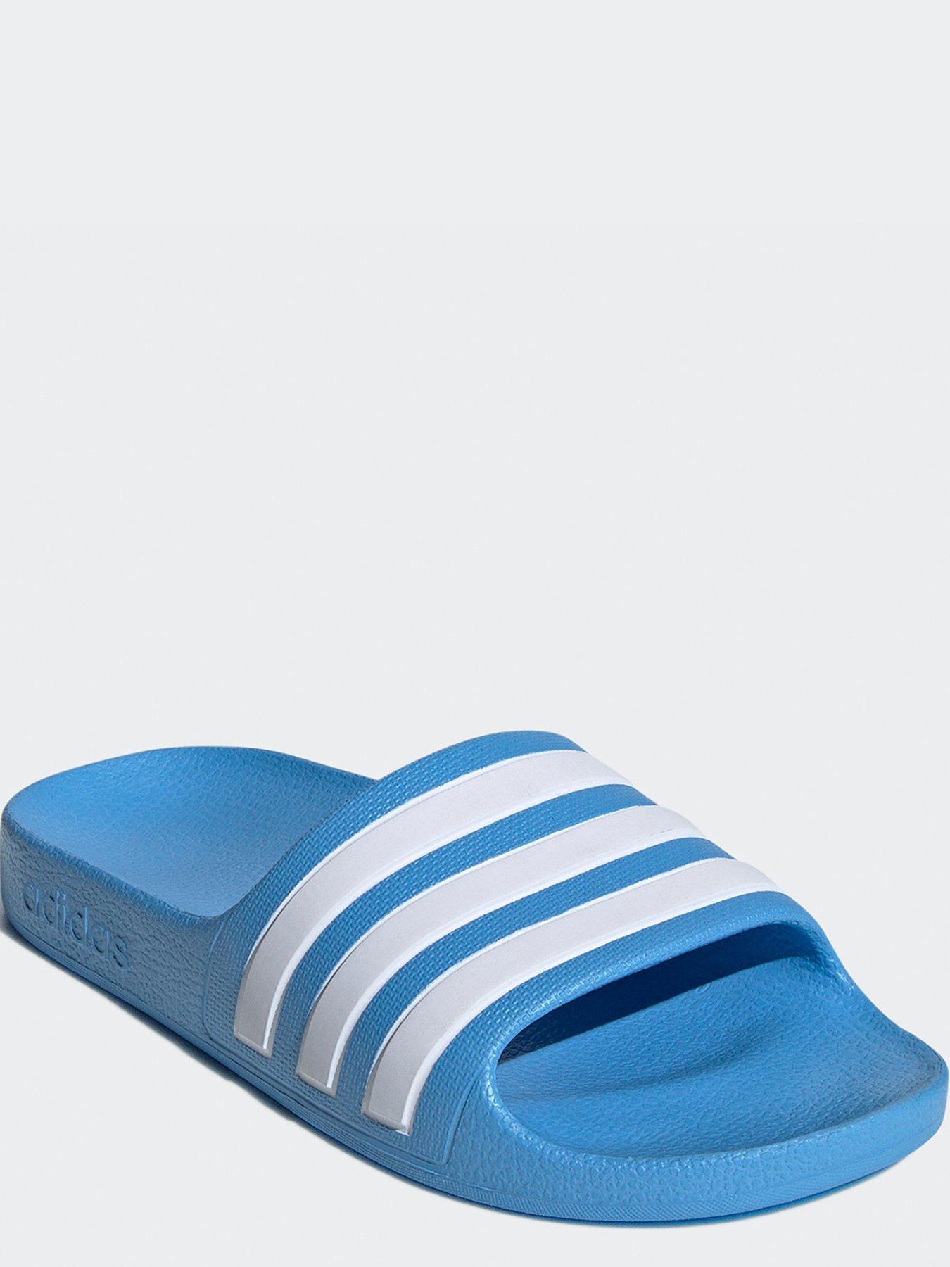 adidas-sportswear-kids-unisex-adilette-aqua-sliders-light-bluestillFront