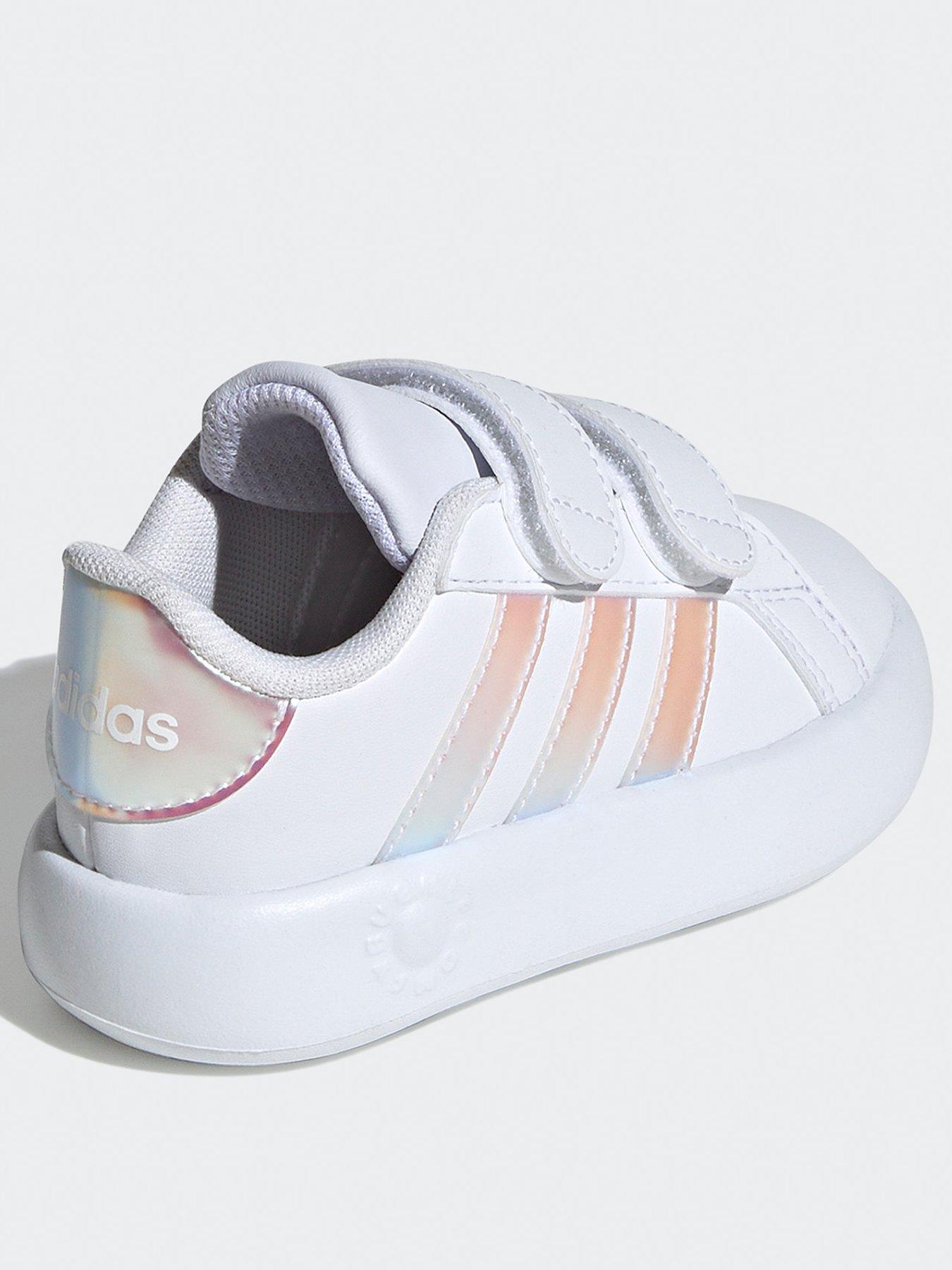 adidas-sportswear-infant-girls-grand-court-20-trainers-whiteiridescentback