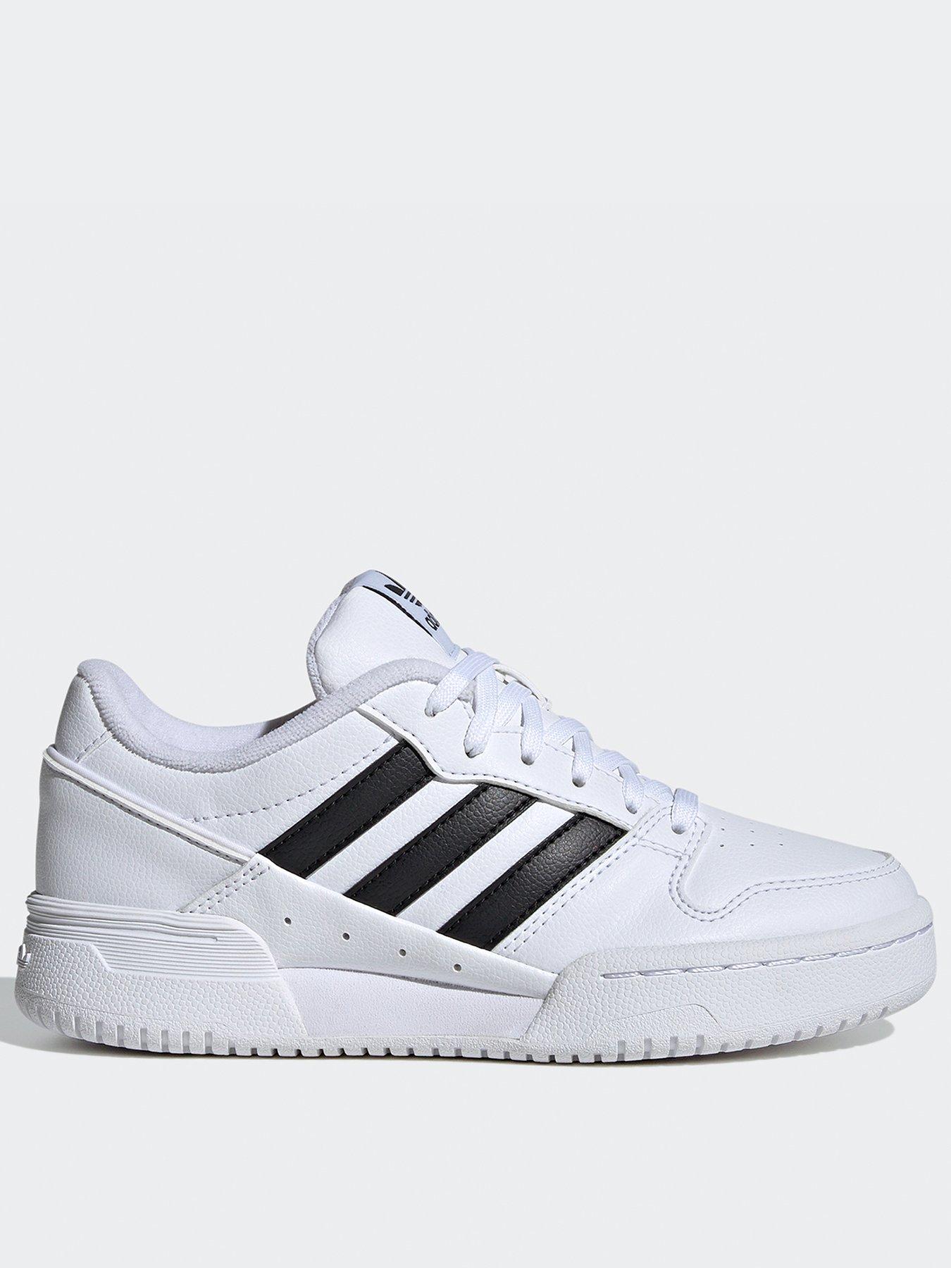 adidas-originals-junior-unisex-team-court-2-trainers-whiteblack