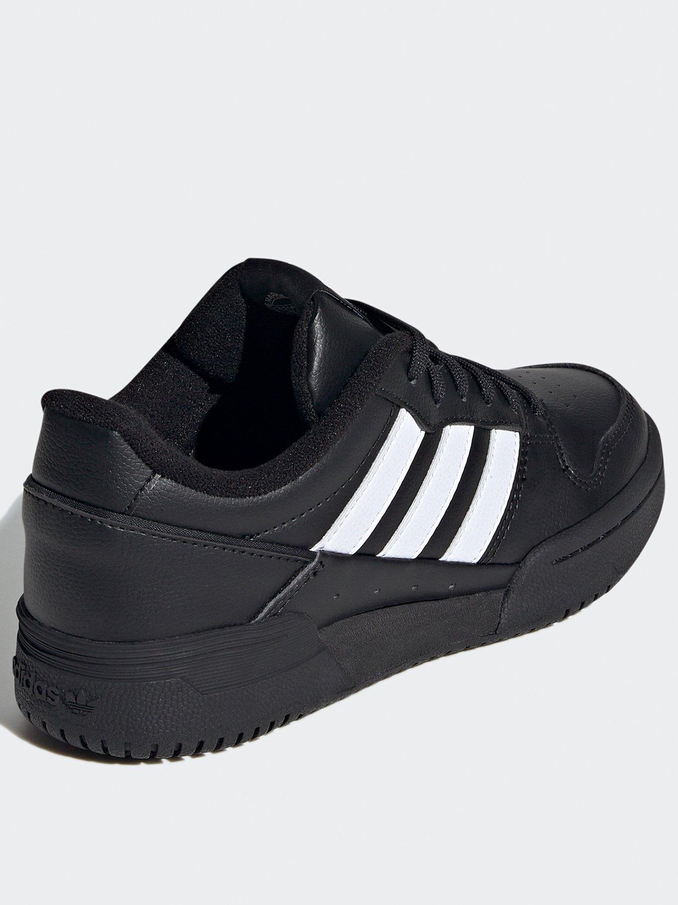 adidas-originals-junior-unisex-team-court-2-trainers-blackwhiteback