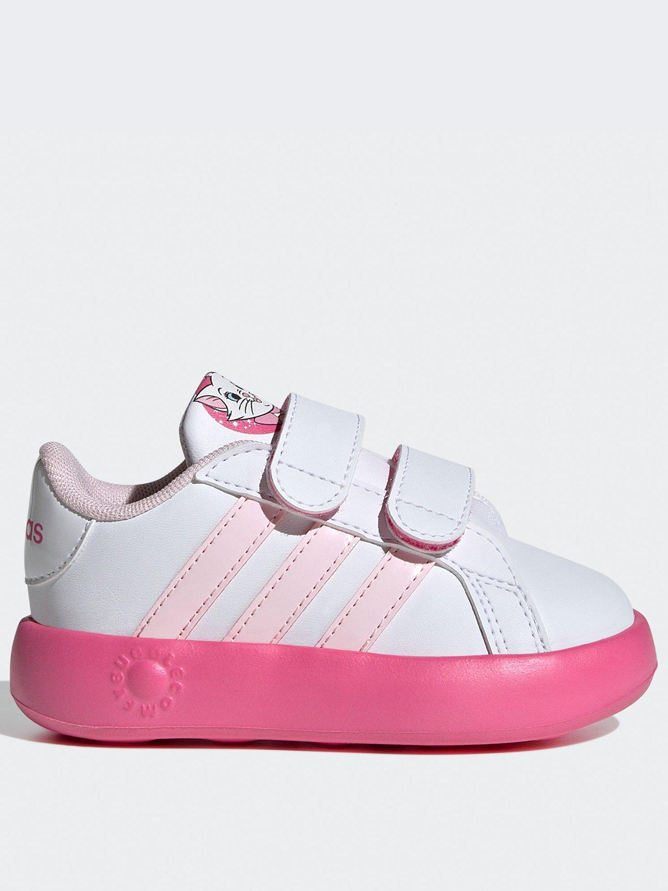 Infant Girls Grand Court 2.0 Trainers White Pink