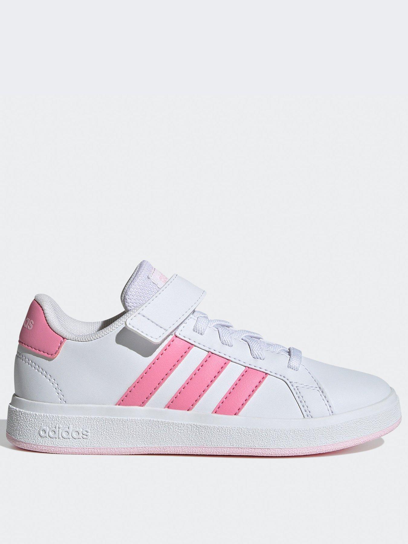 adidas Sportswear Kids Girls Grand Court 2.0 Trainers White Pink Very Ireland