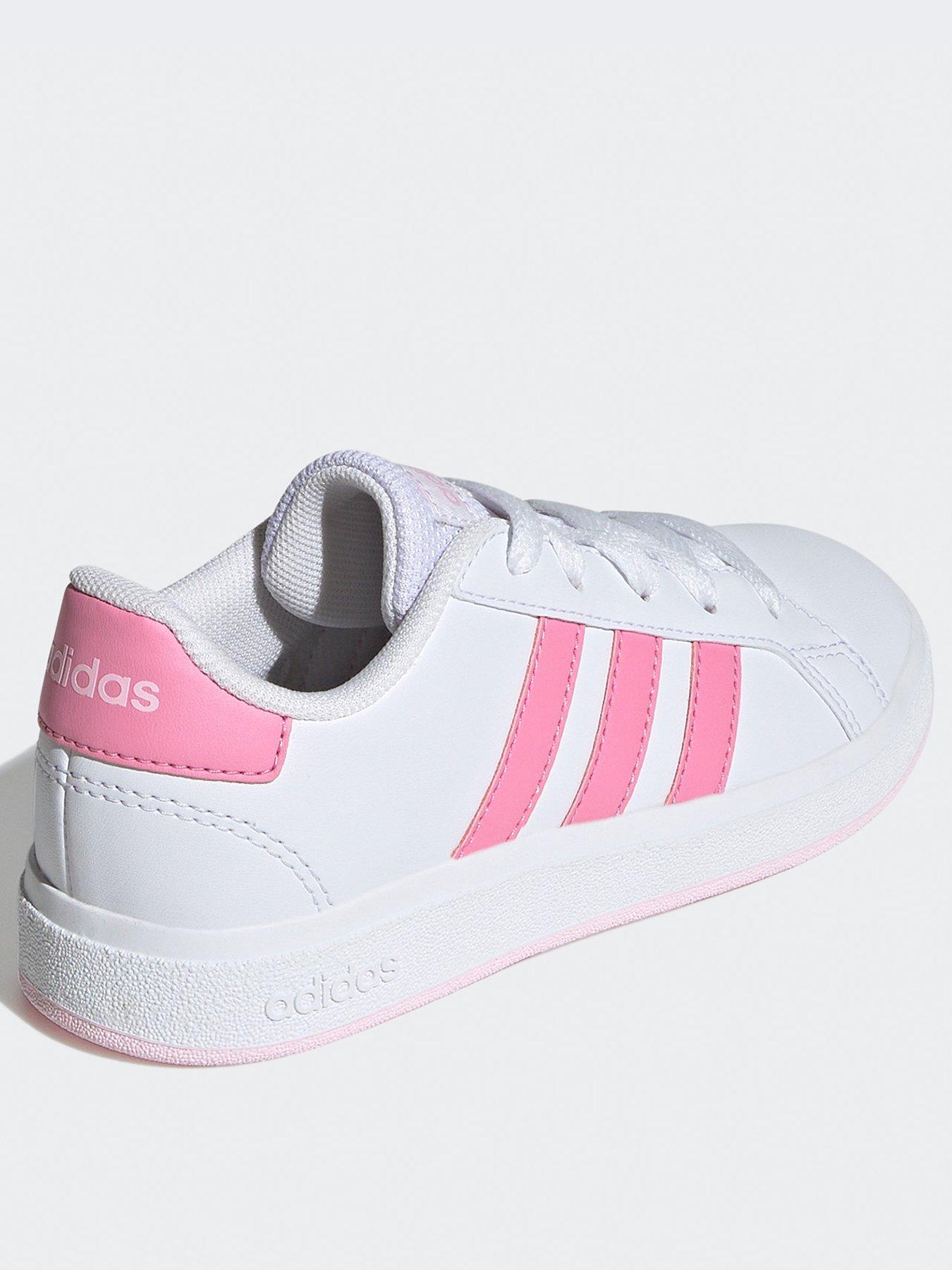 adidas-sportswear-kids-girls-grand-court-20-trainers-whitepinkback