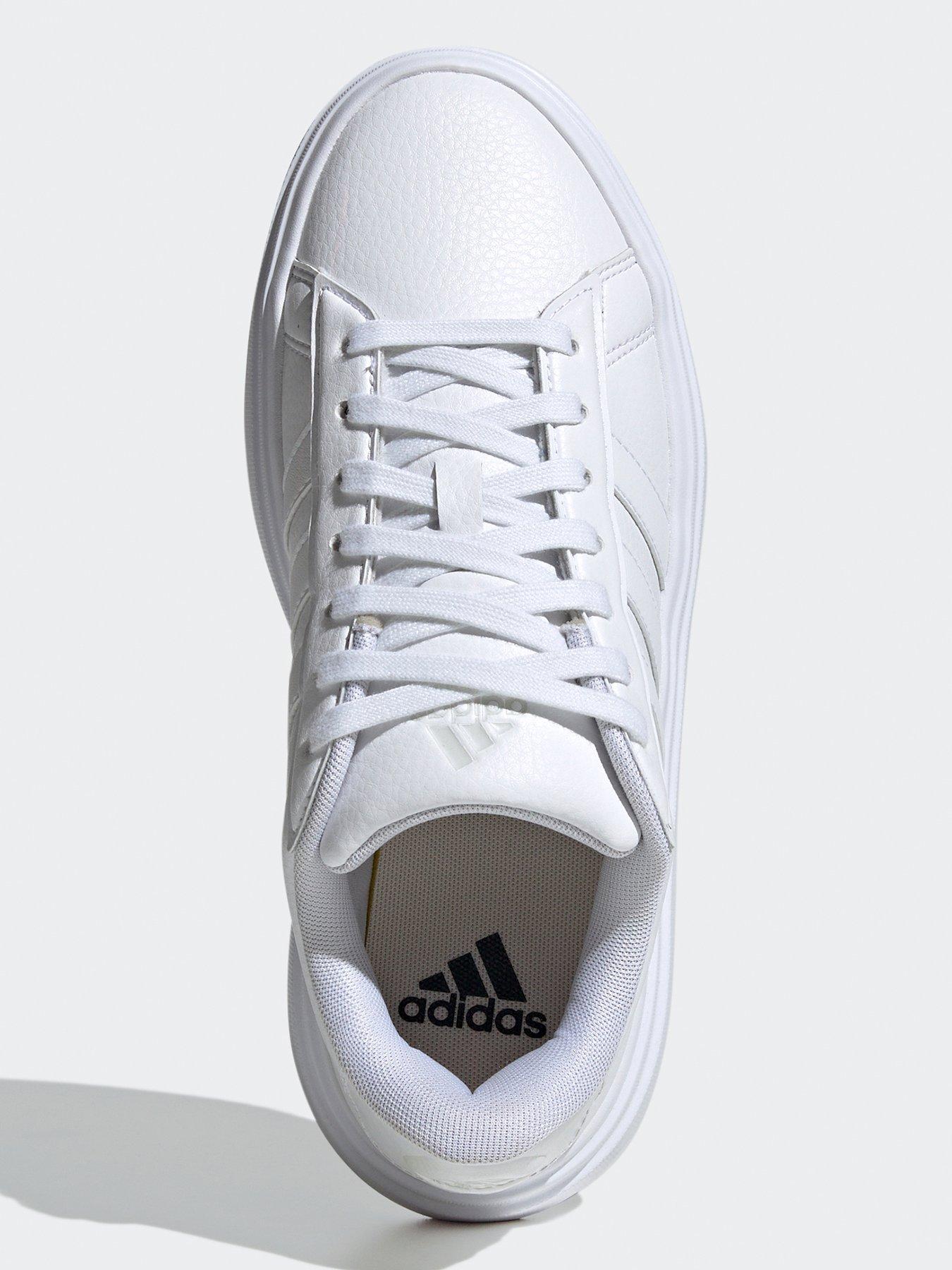 adidas-sportswear-womens-grand-court-platform-trainers-whiteoutfit