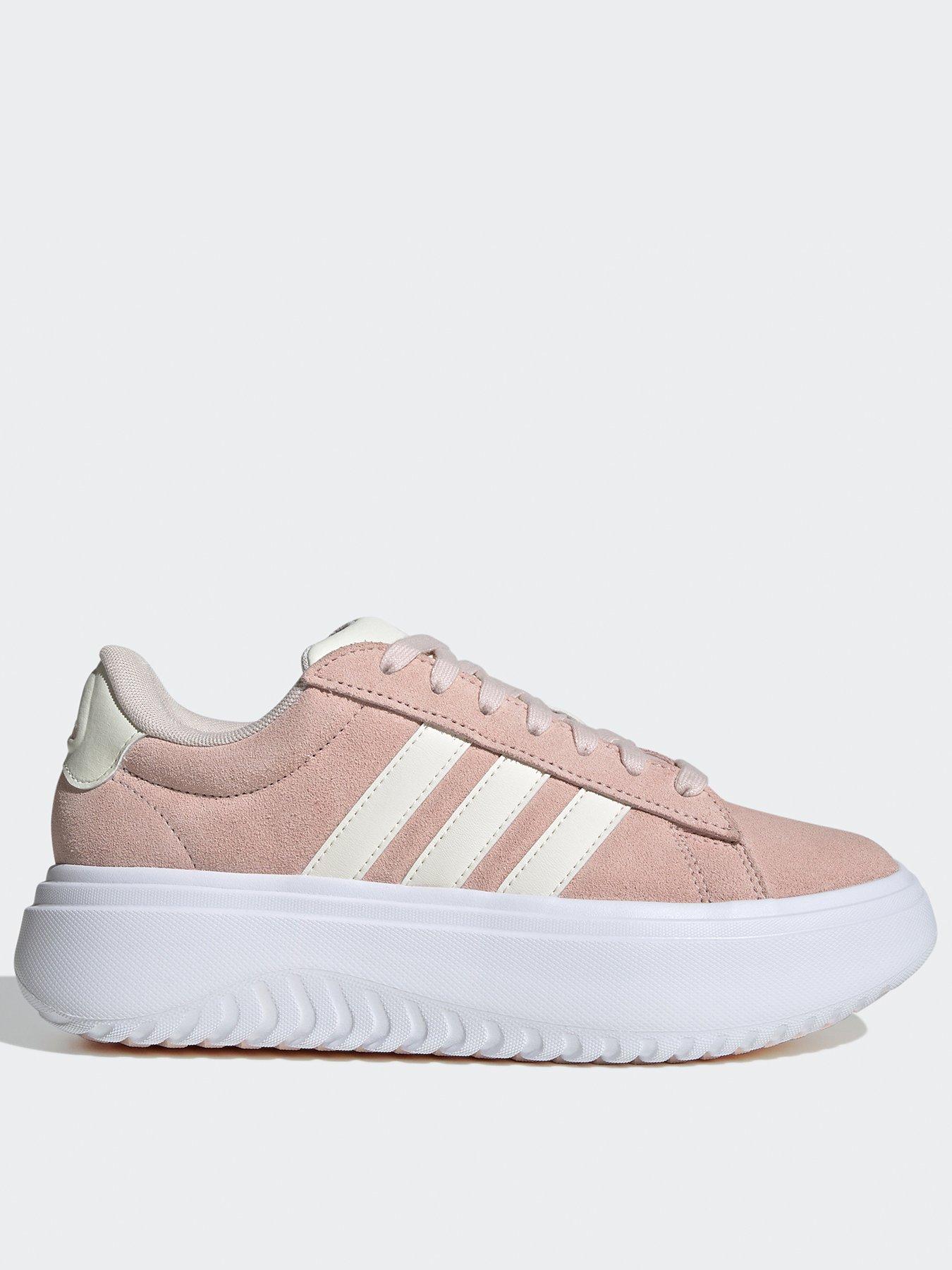 Pink suede cheap adidas trainers