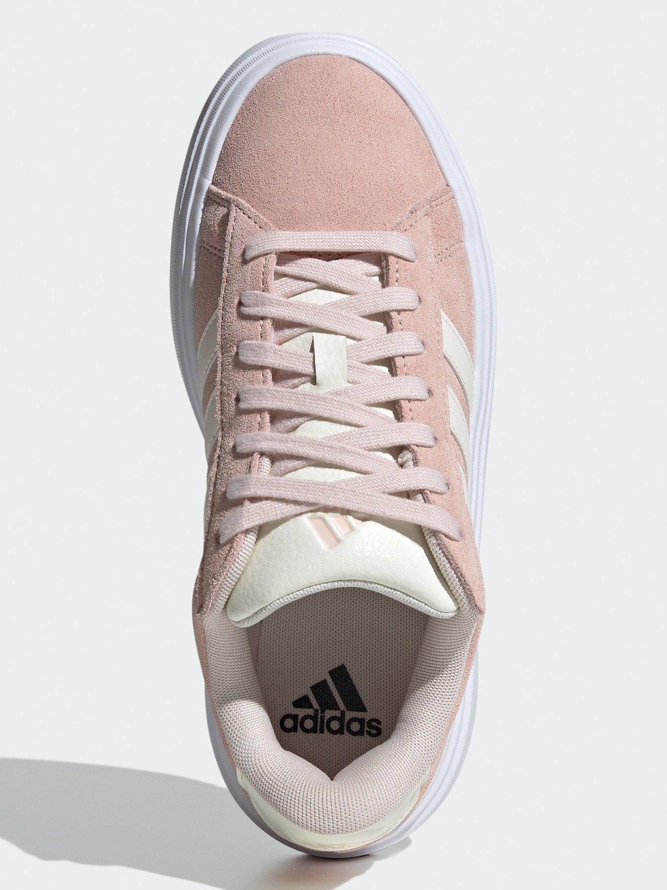 adidas-sportswear-womens-grand-court-platform-suede-trainers-light-pinkoutfit