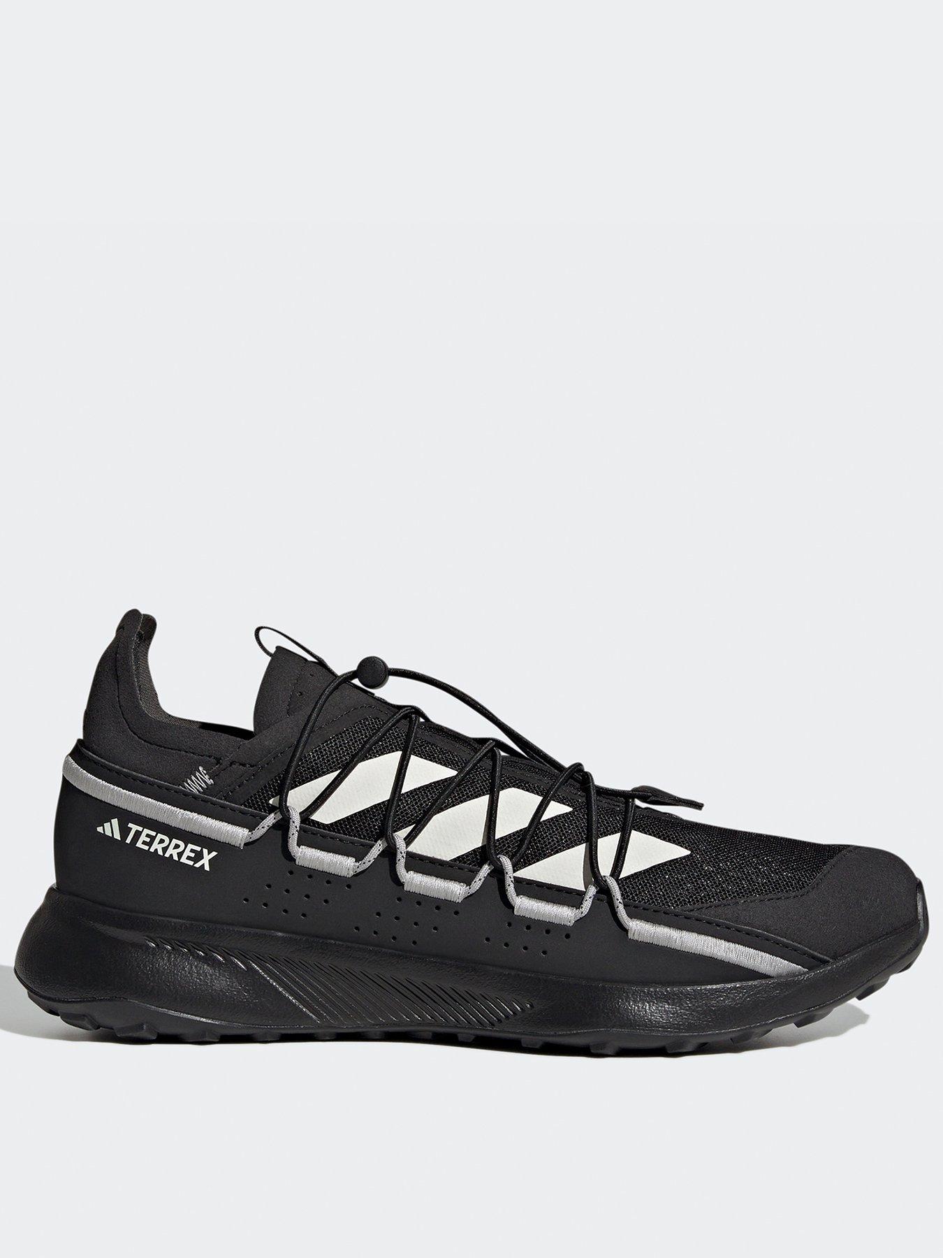 adidas Terrex Mens Hike Voyager 21 Travel Trainers -black/white