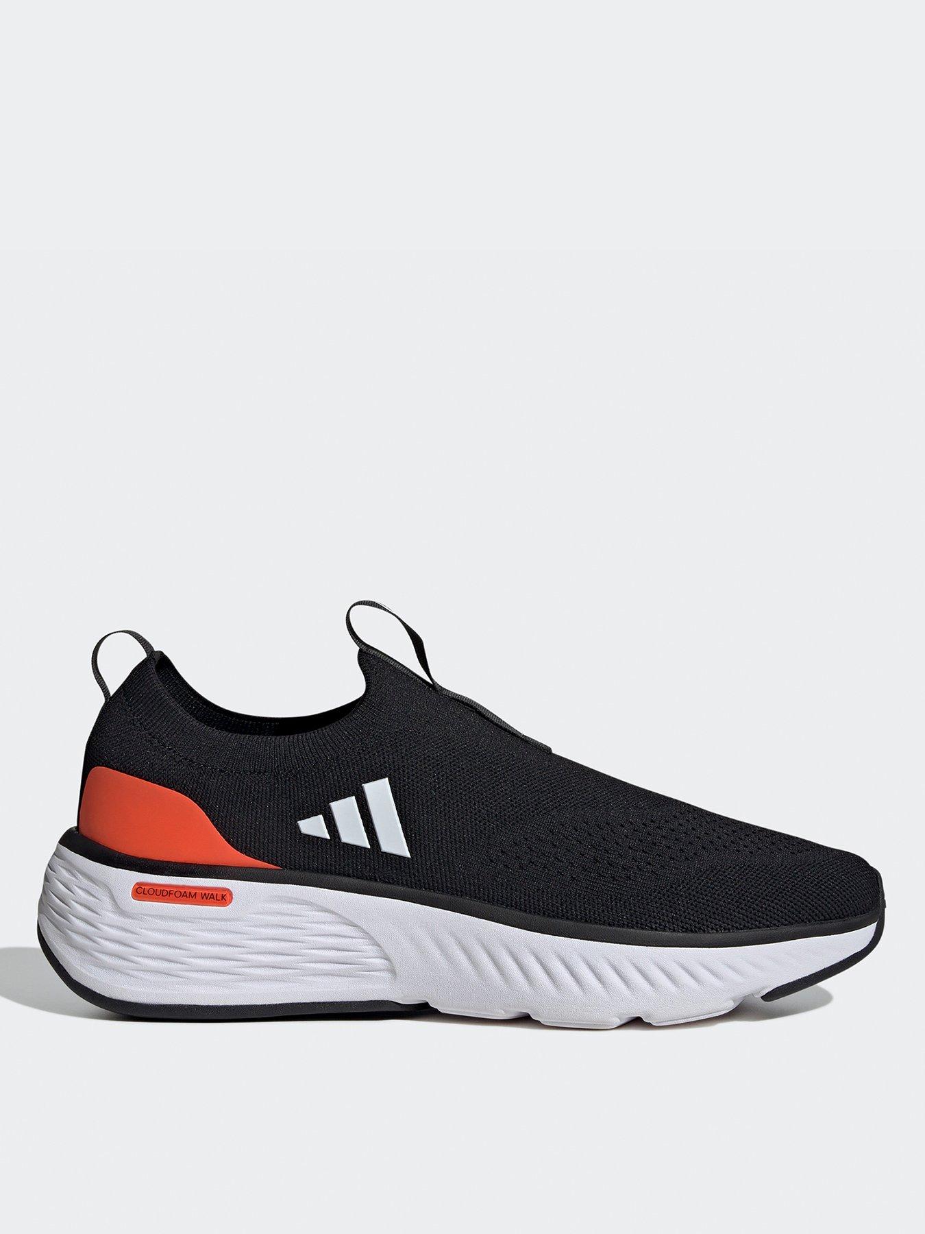 undefined Men's Cloudfoam Go Sock Trainers - Black/Red