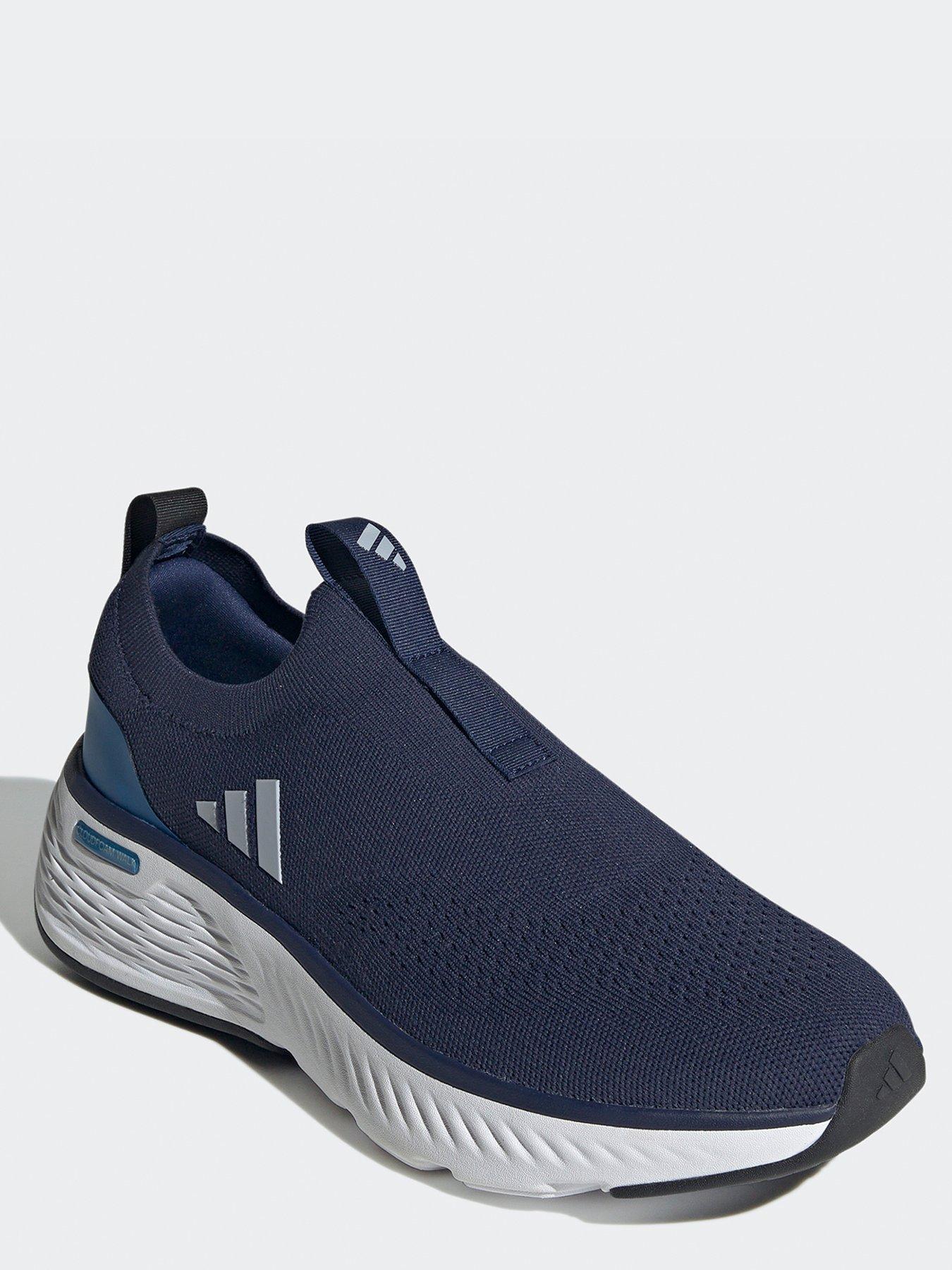 adidas-sportswear-mens-cloudfoam-go-sock-trainers-dark-bluestillFront